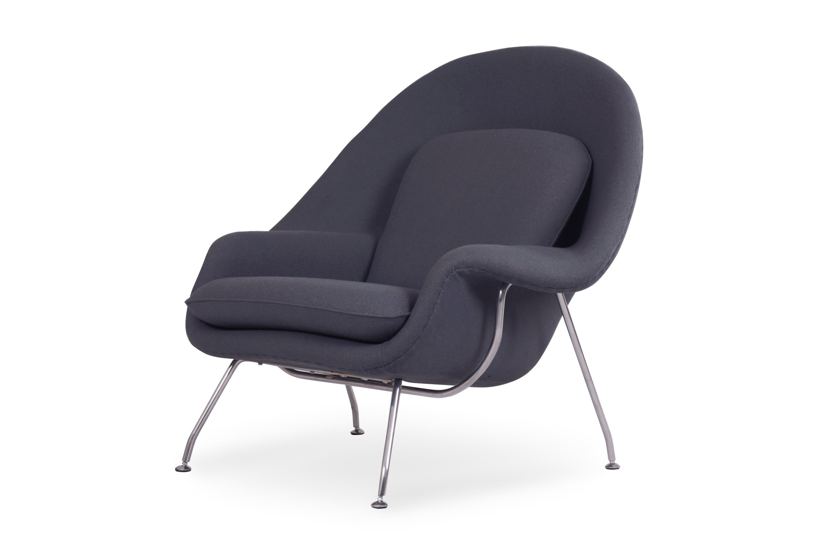 Replica Eero Saarinen Womb Chair – Charcoal 2