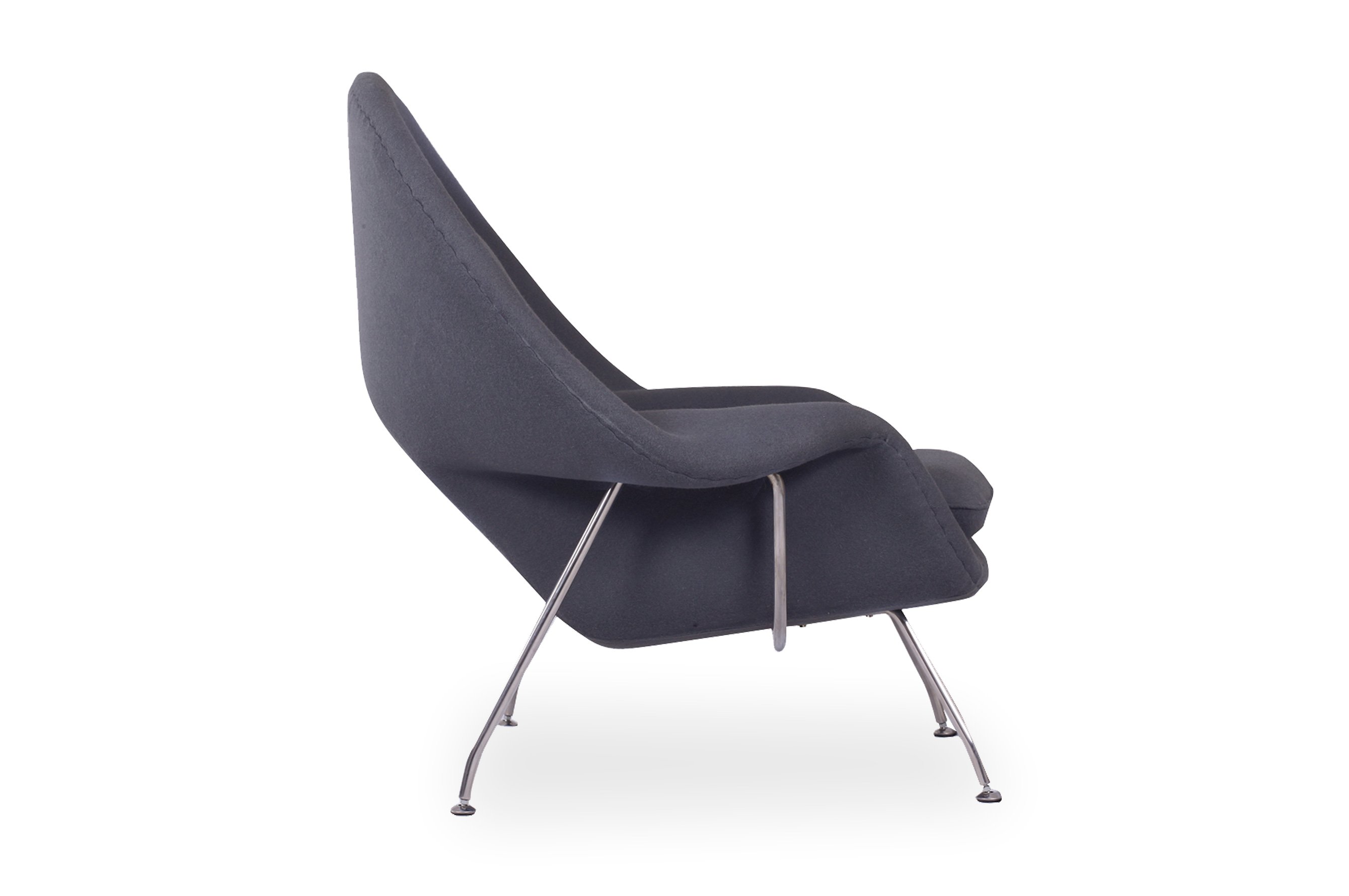 Replica Eero Saarinen Womb Chair – Charcoal 3