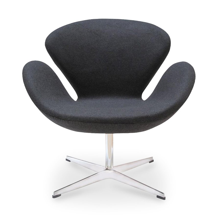 Replica AJ Swan Chair – Charcoal 13