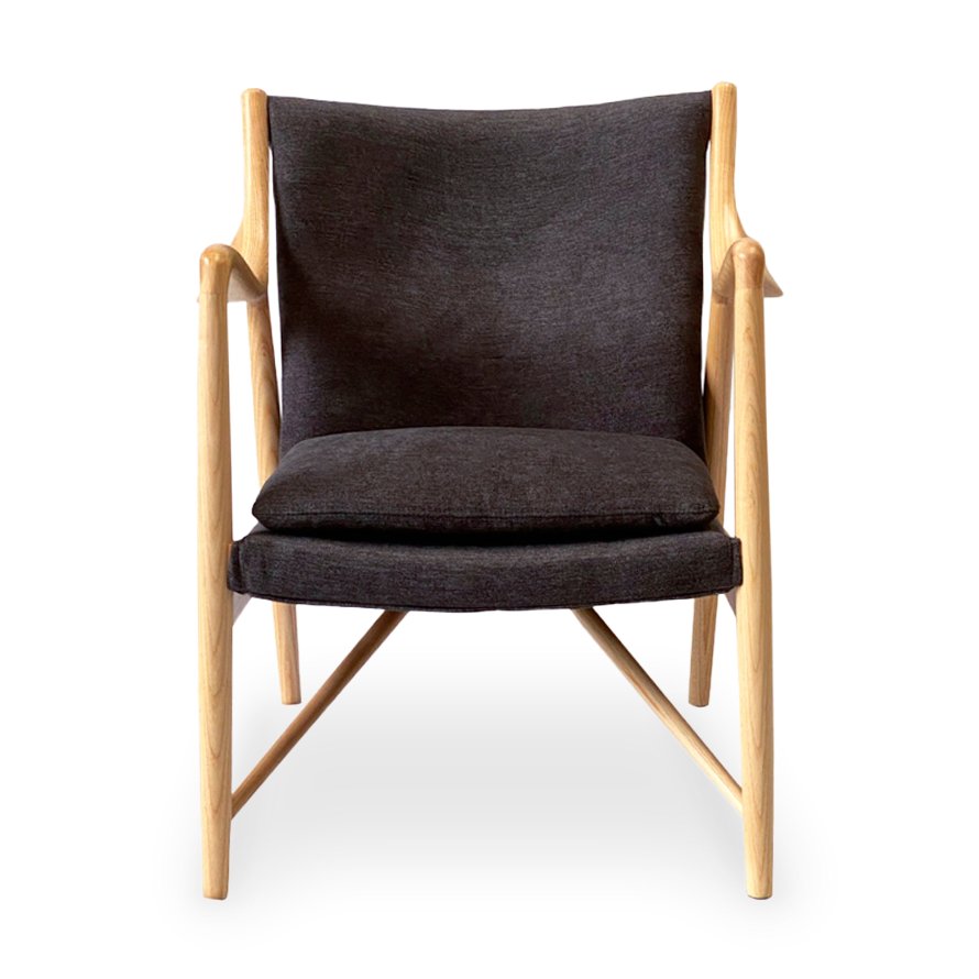 Odin Armchair – Charcoal / Ash Wood 7