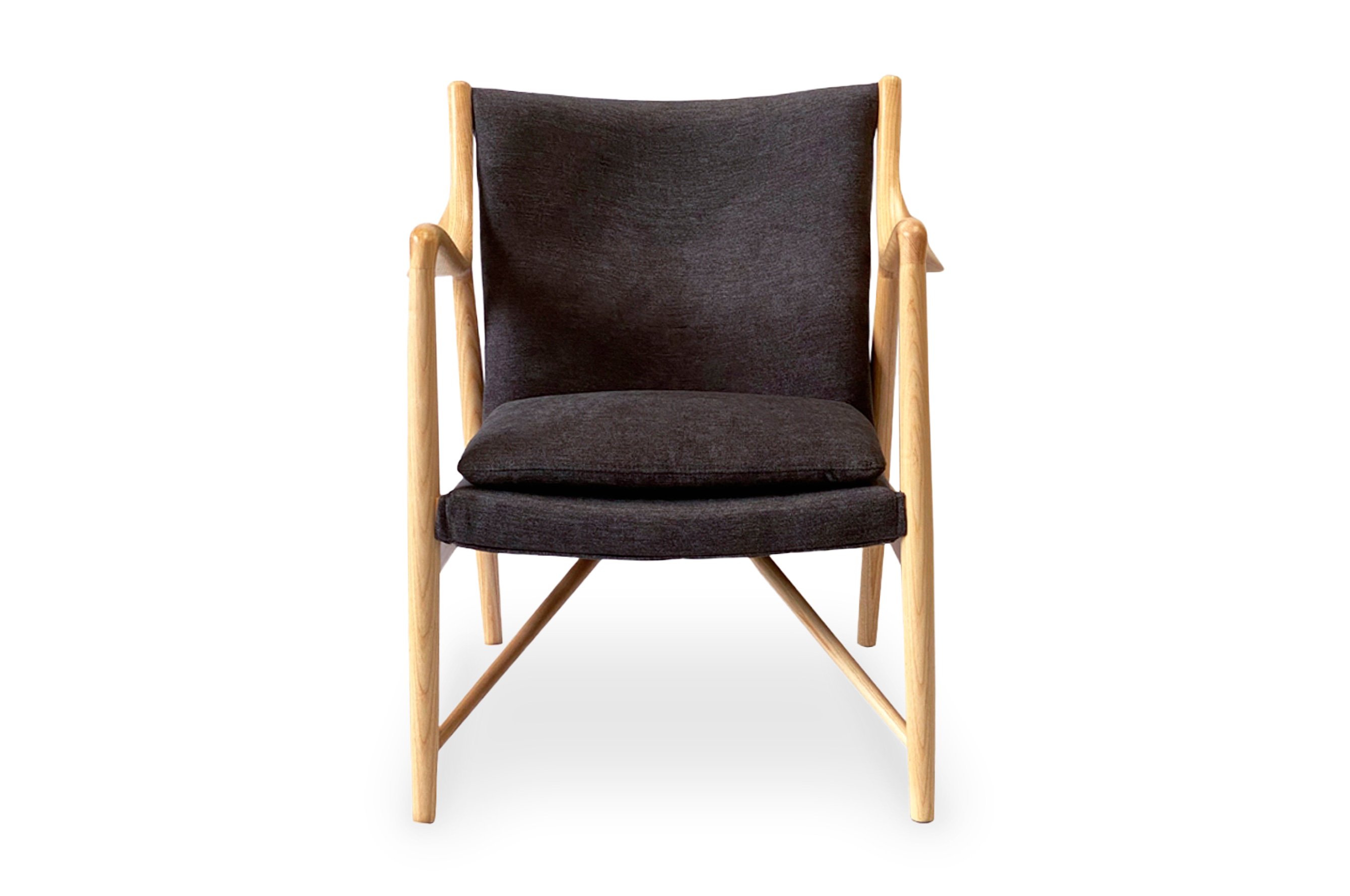 Odin Armchair – Charcoal / Ash Wood 1