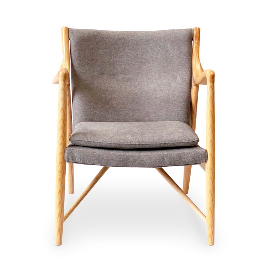 Odin Armchair Light Grey / Ash Wood 10