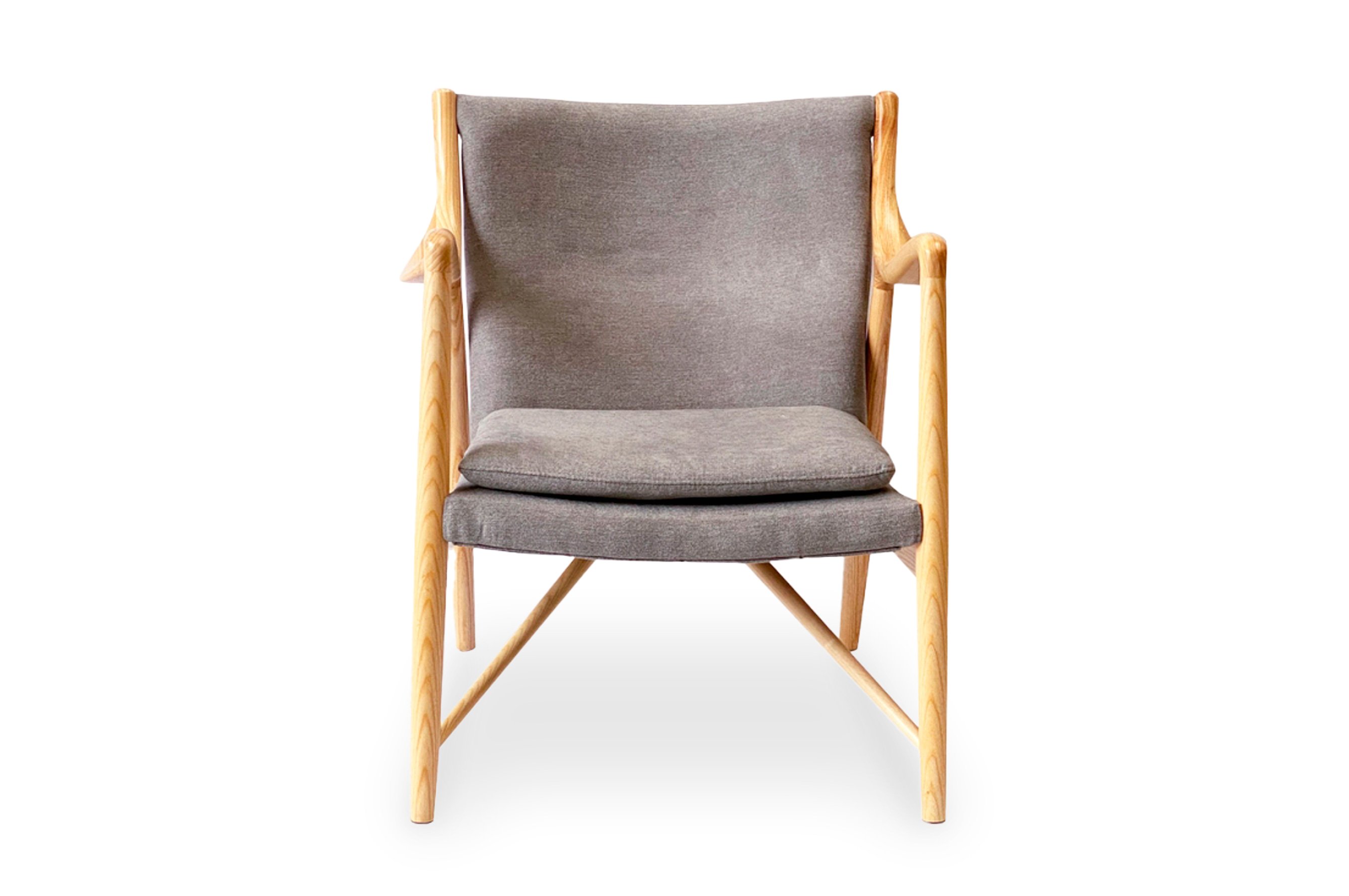 Odin Armchair Light Grey / Ash Wood 1
