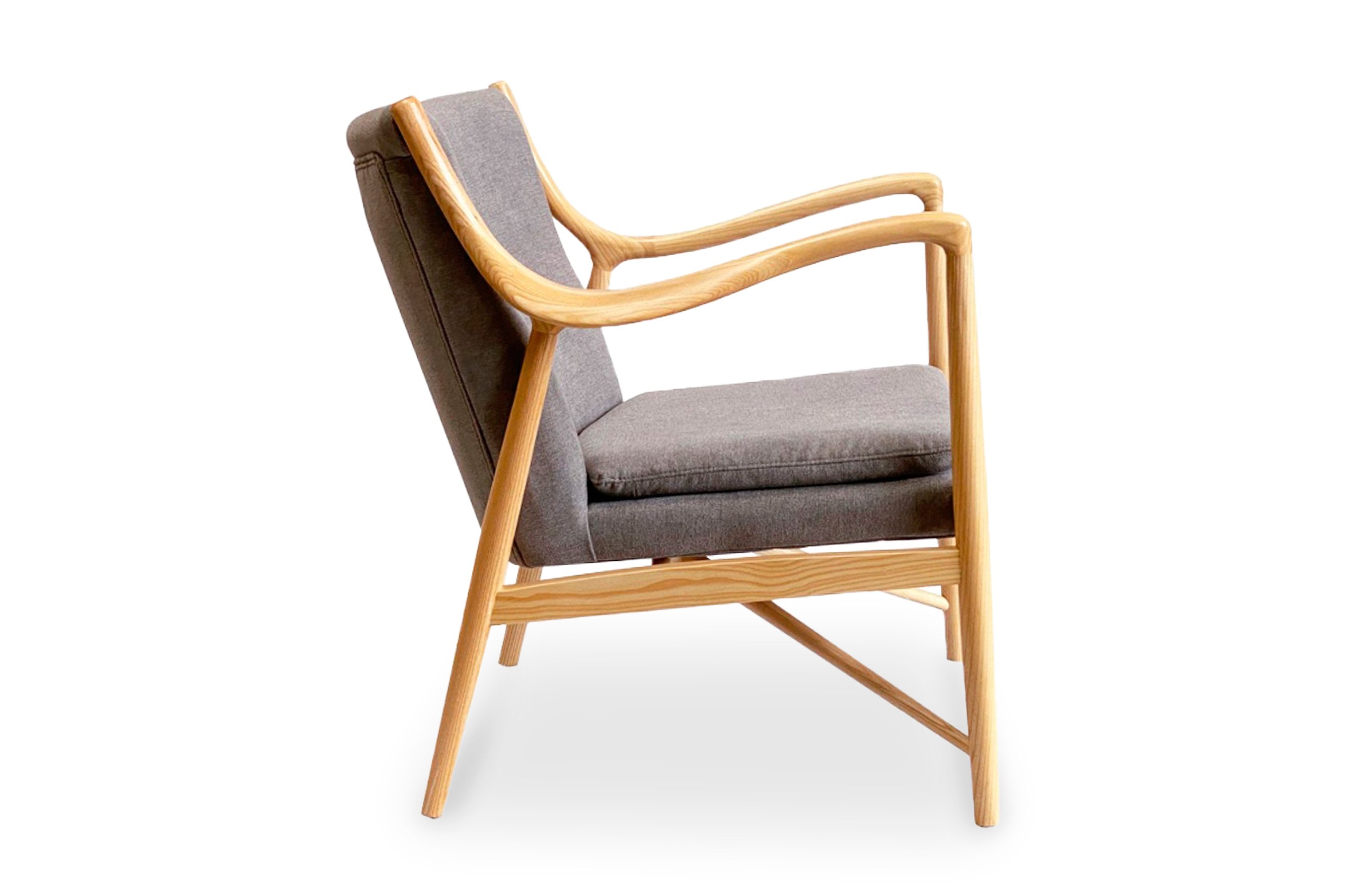 Odin Armchair Light Grey / Ash Wood 3