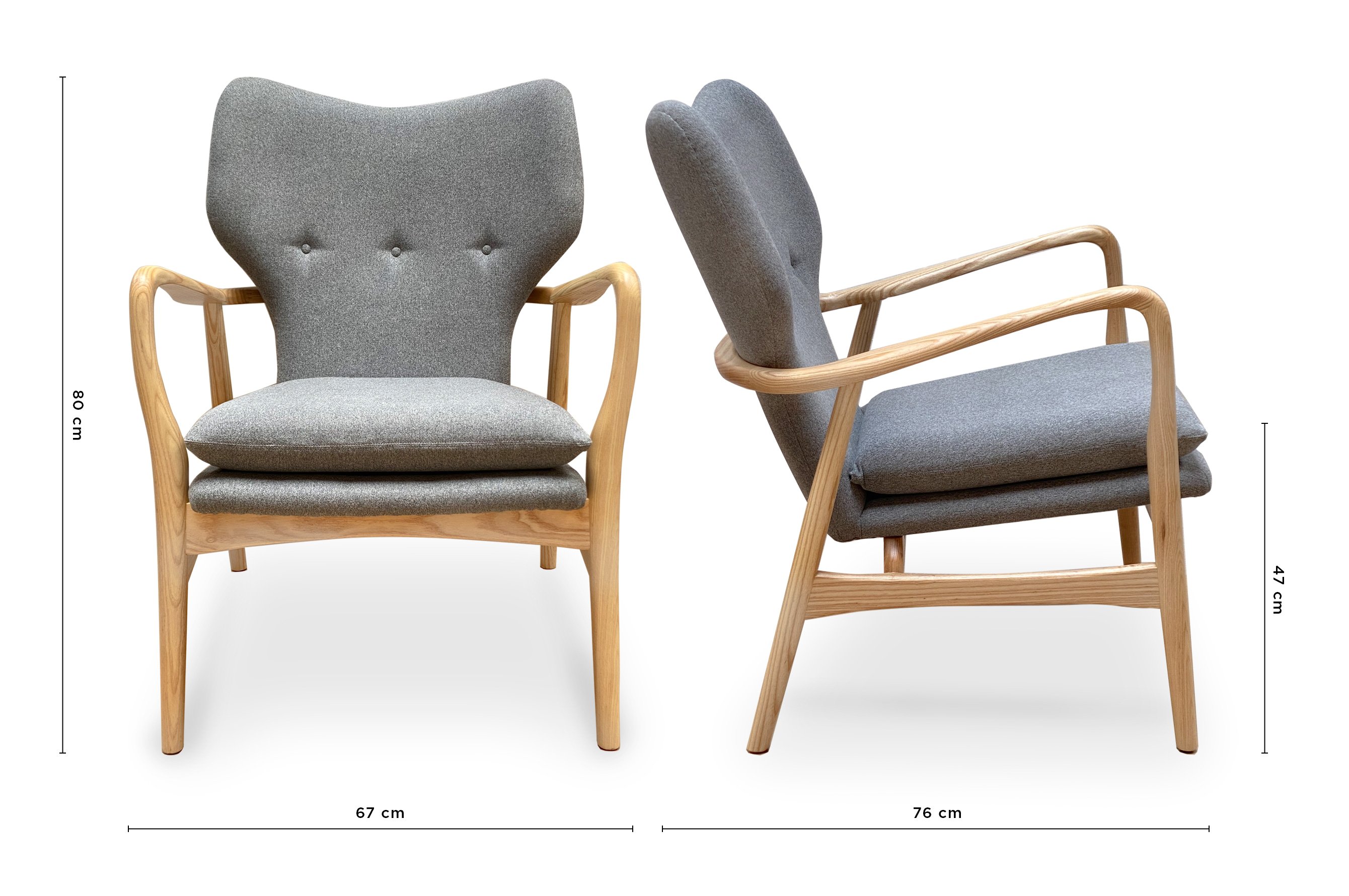 Ragnar Armchair – Grey 5