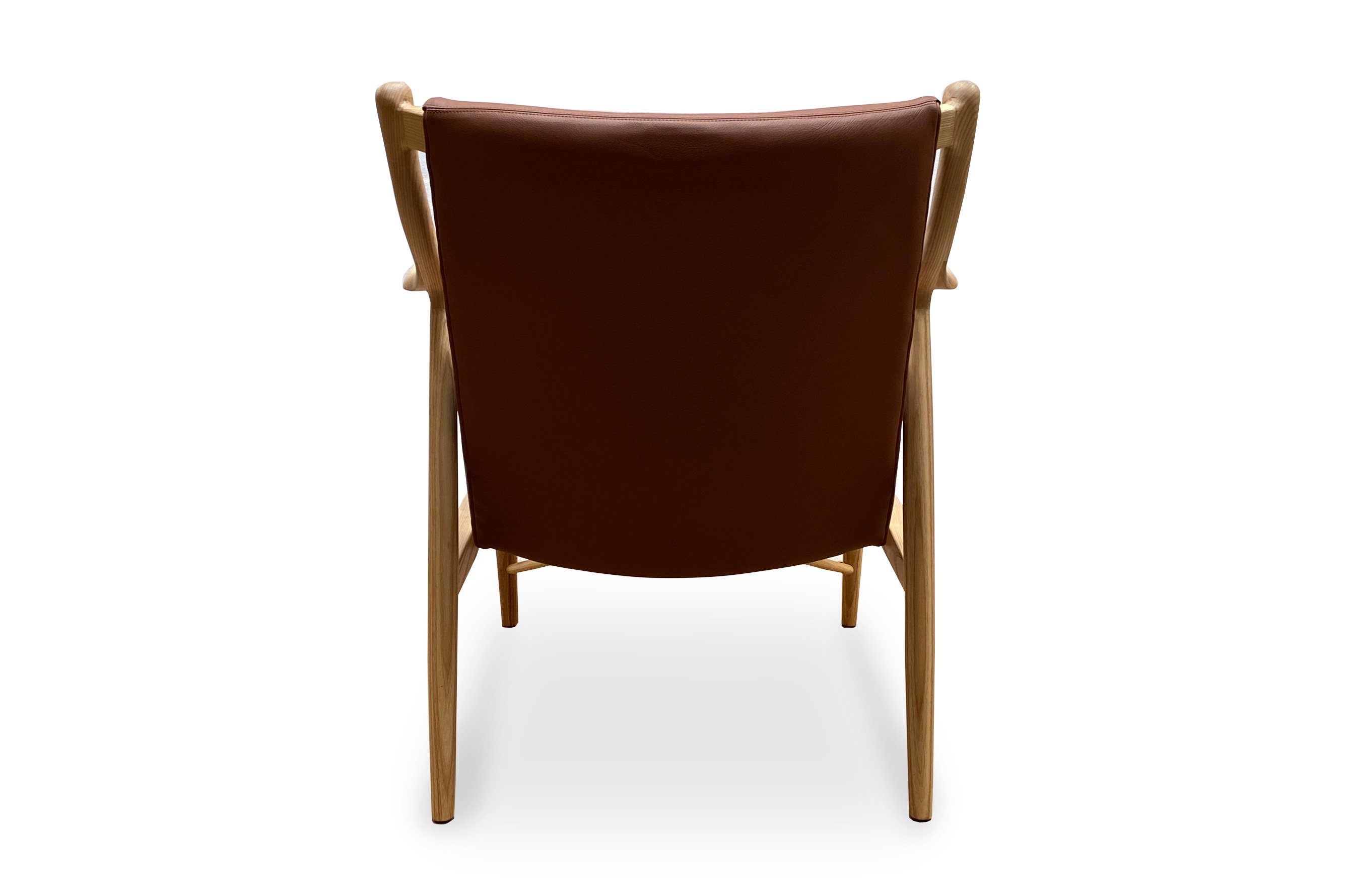 Odin Armchair – Leather Tan / Ash Wood 4