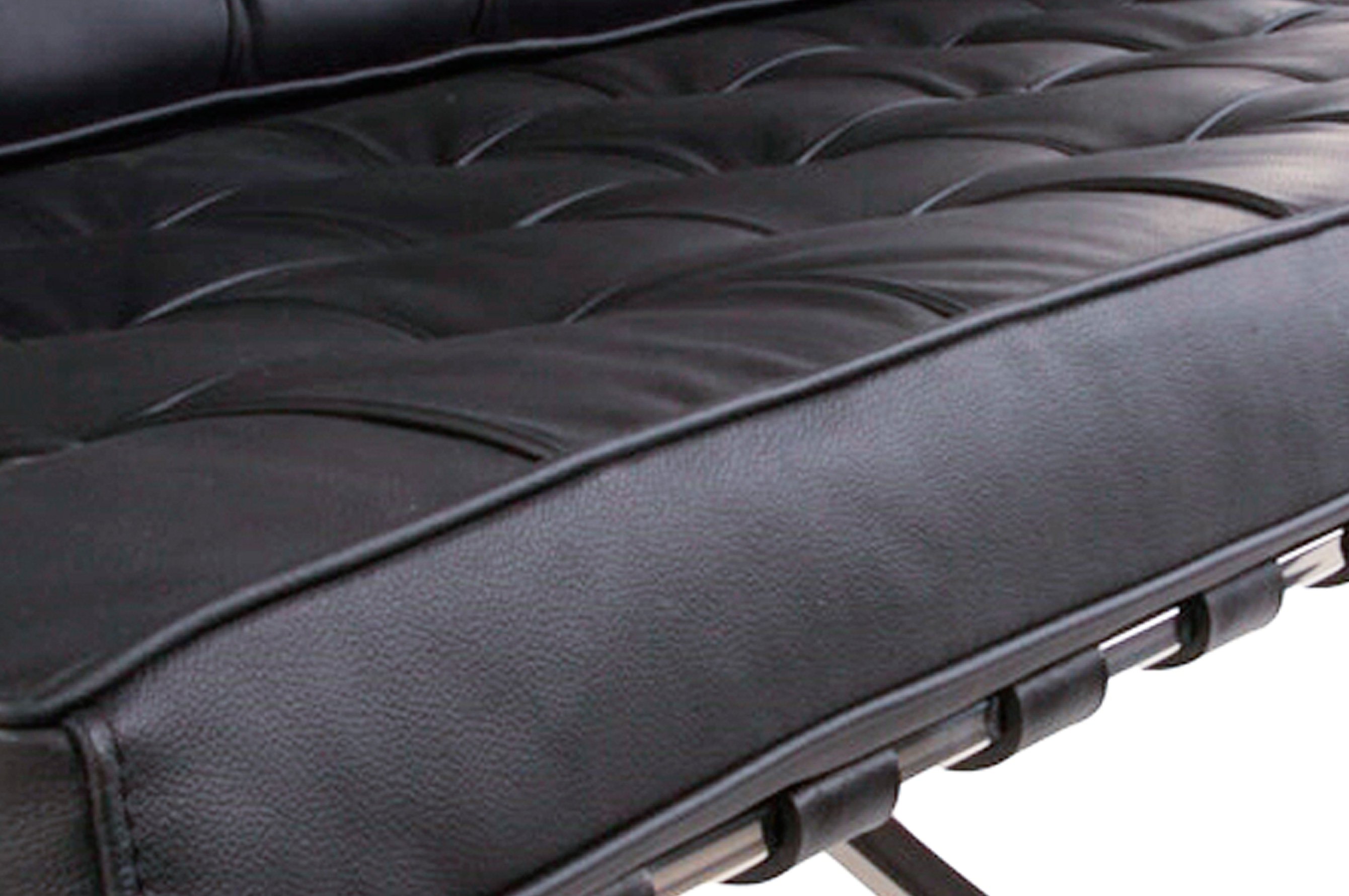 Replica Barcelona 2 Seater Sofa – Black 3