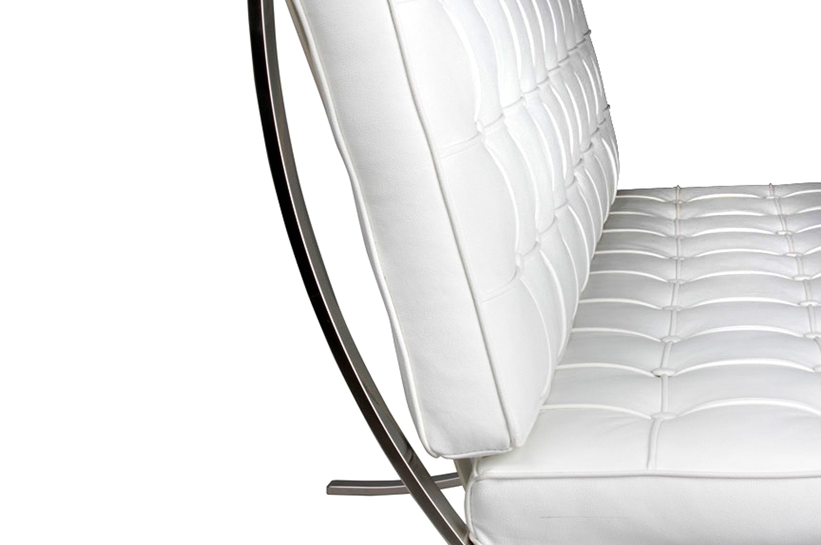 Replica Barcelona 2 Seater Sofa – White 3
