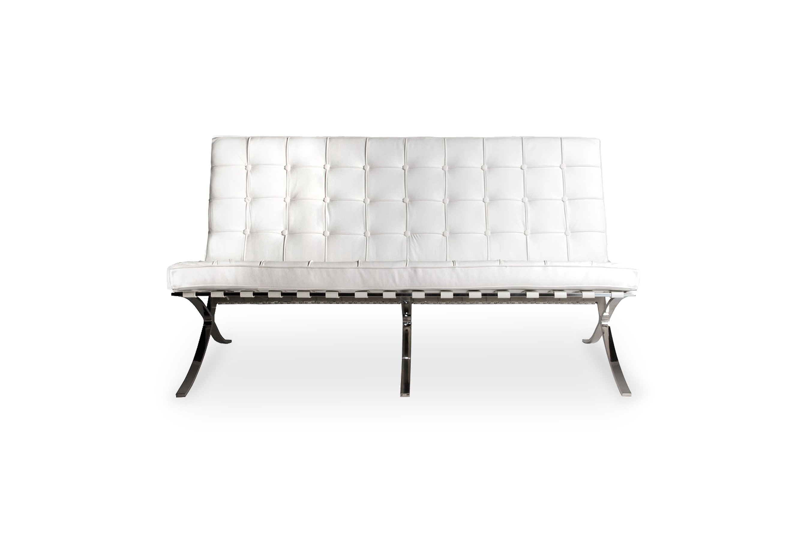 Replica Barcelona 2 Seater Sofa – White 1