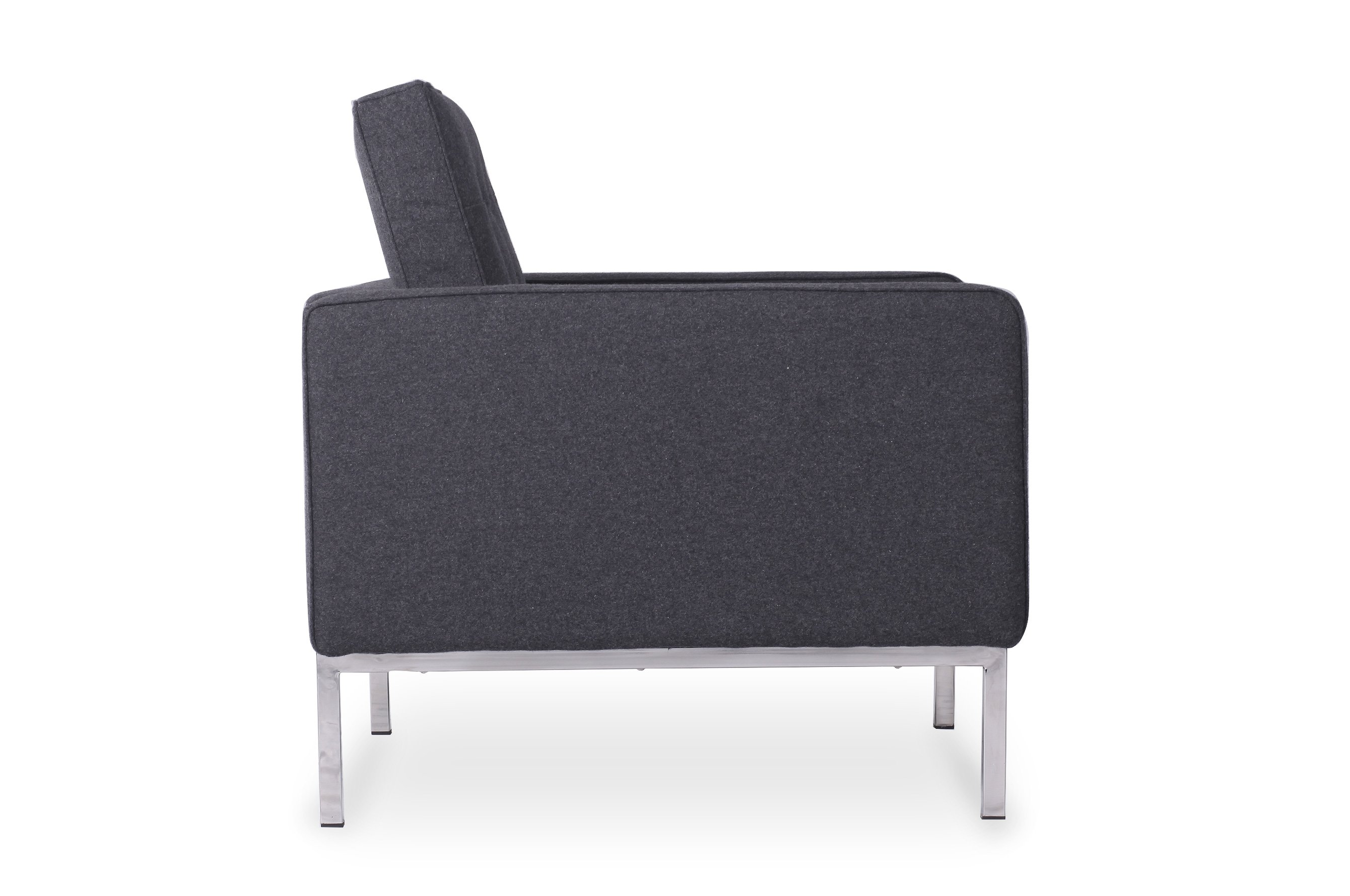 Replica Florence Knoll Armchair – Charcoal 3