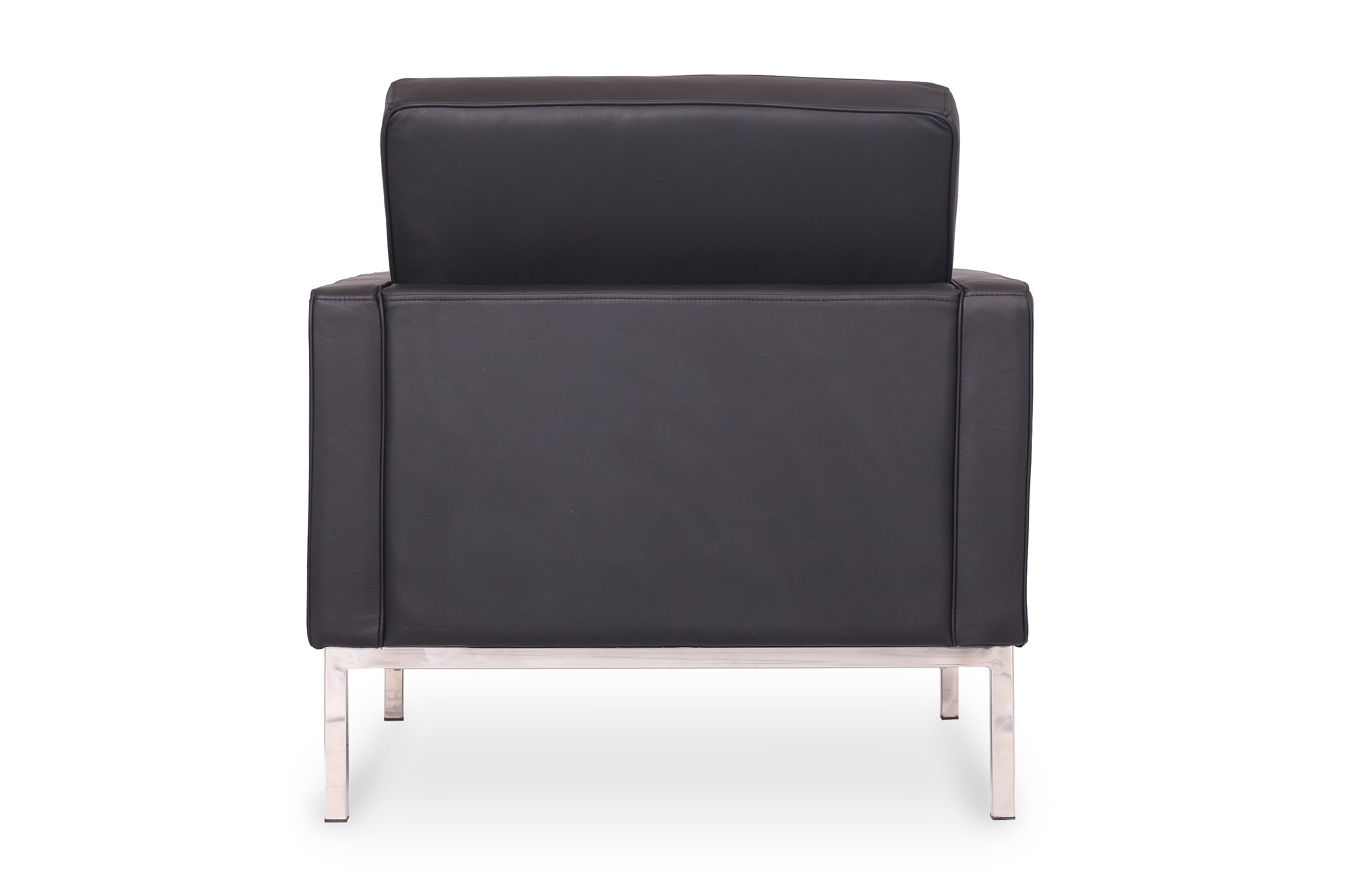 Replica Florence Knoll Armchair – Black Leather 4