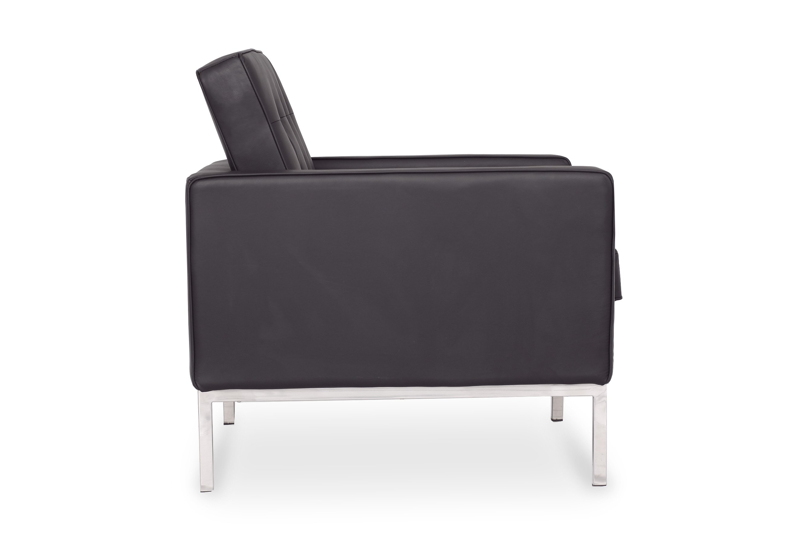 Replica Florence Knoll Armchair – Black Leather 3