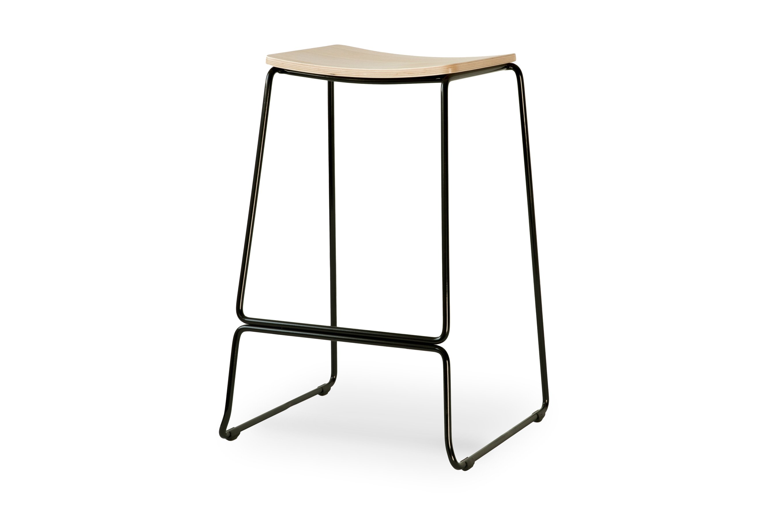 Loft Barstool 65cm – Black 2