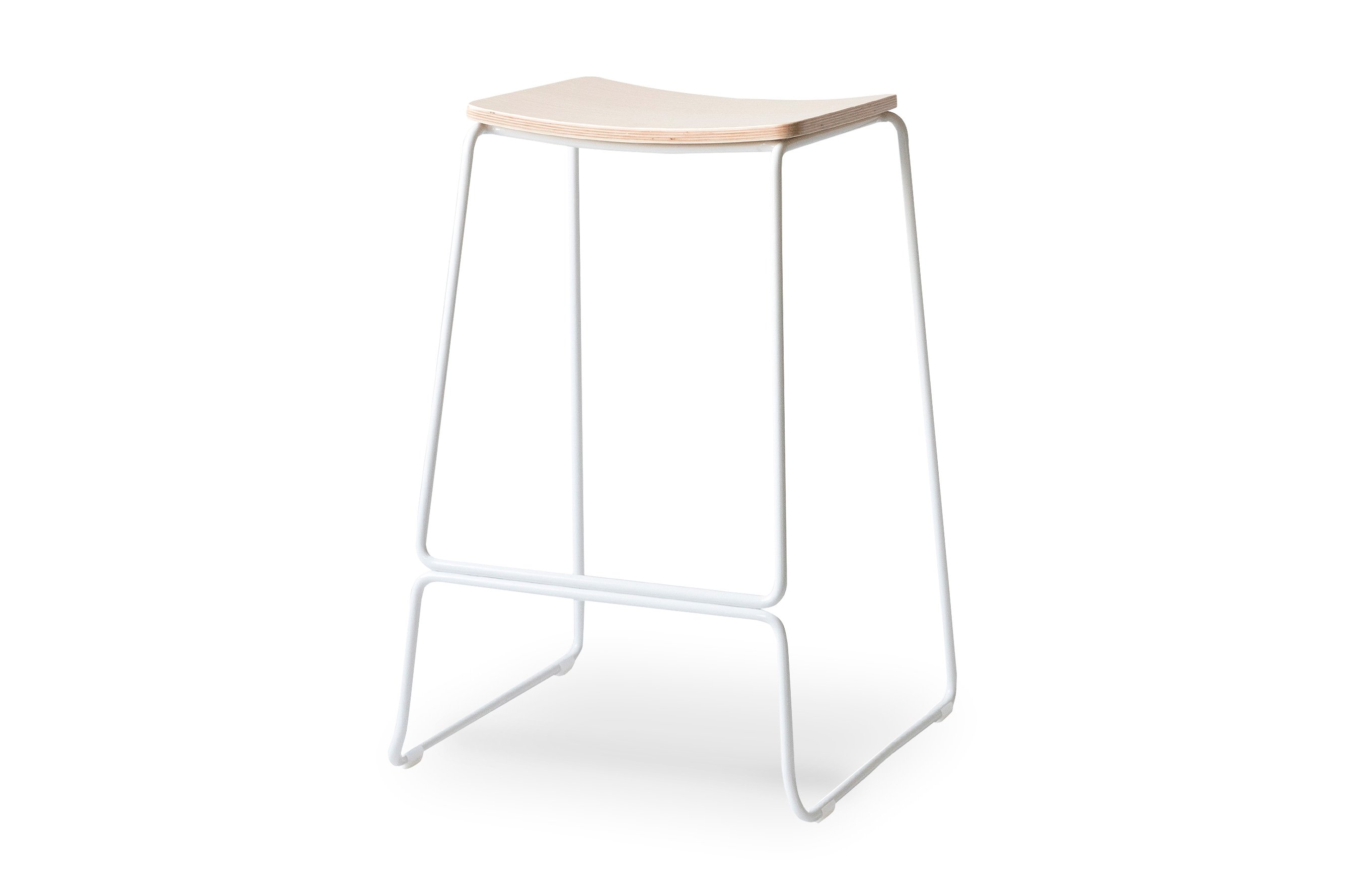 Loft Barstool 65cm – White 2