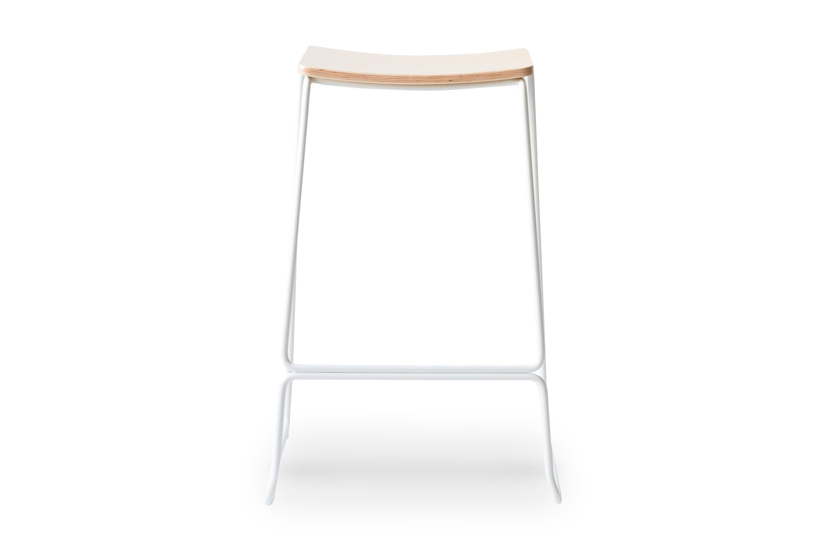 Loft Barstool 65cm – White 1