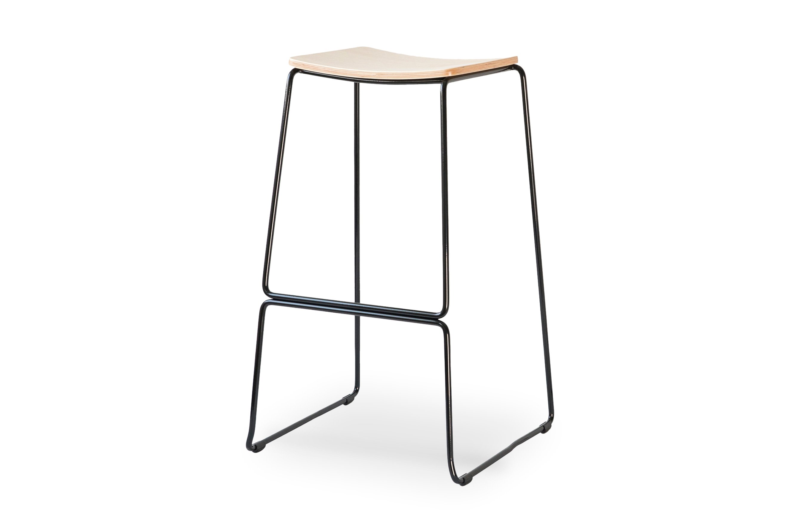 Loft Barstool 75cm – Black 2