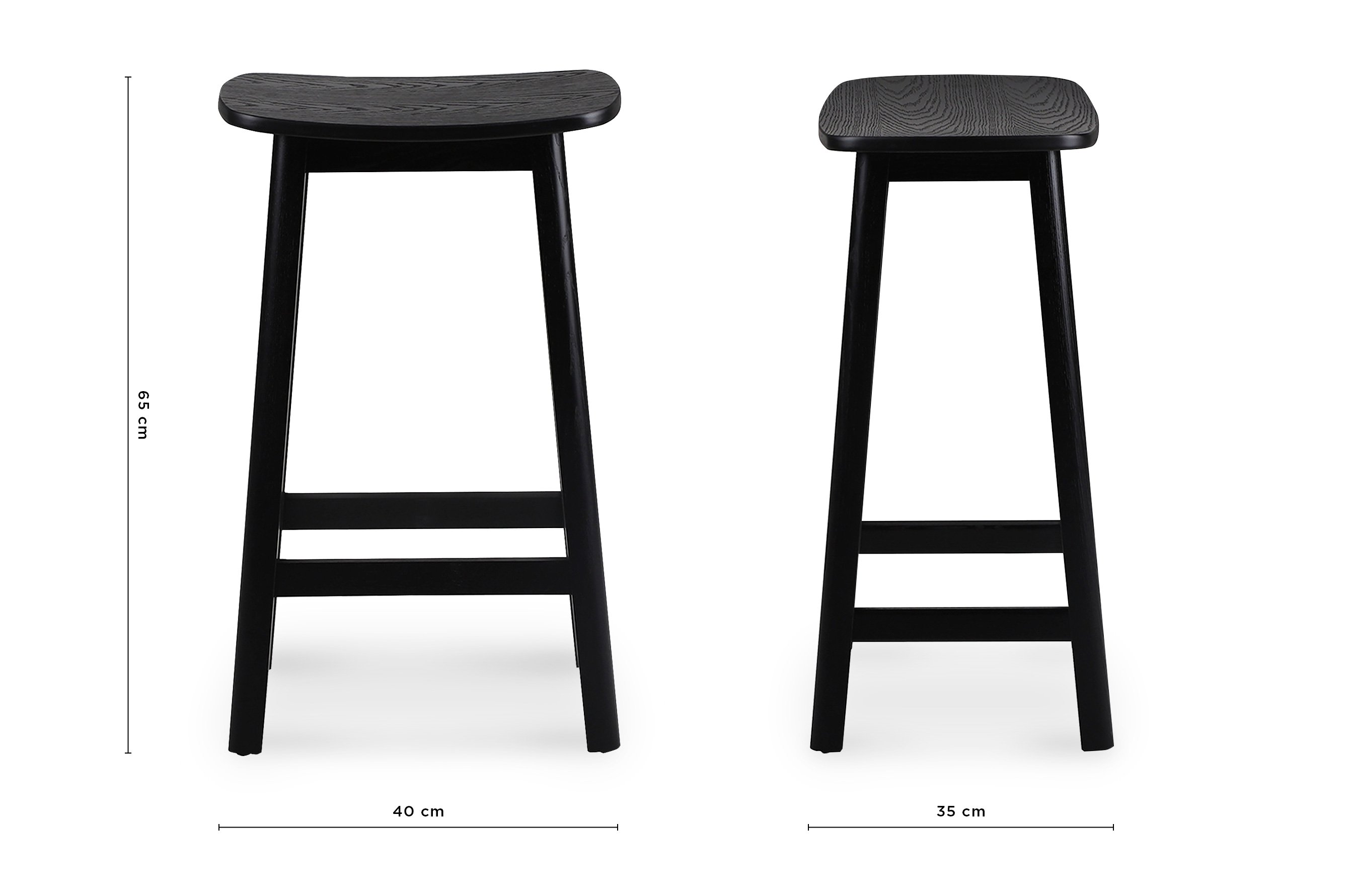 Sonar Barstool 65cm – Black 5