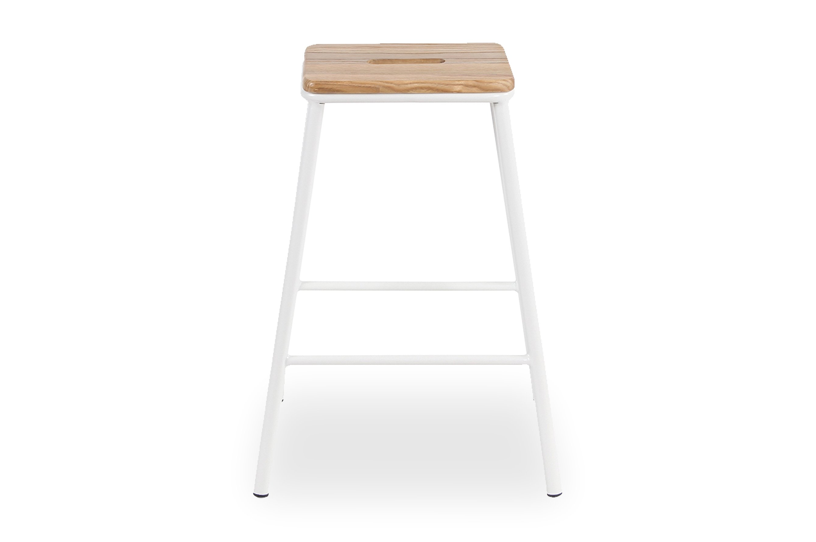 York Barstool 66cm – Matt White 1