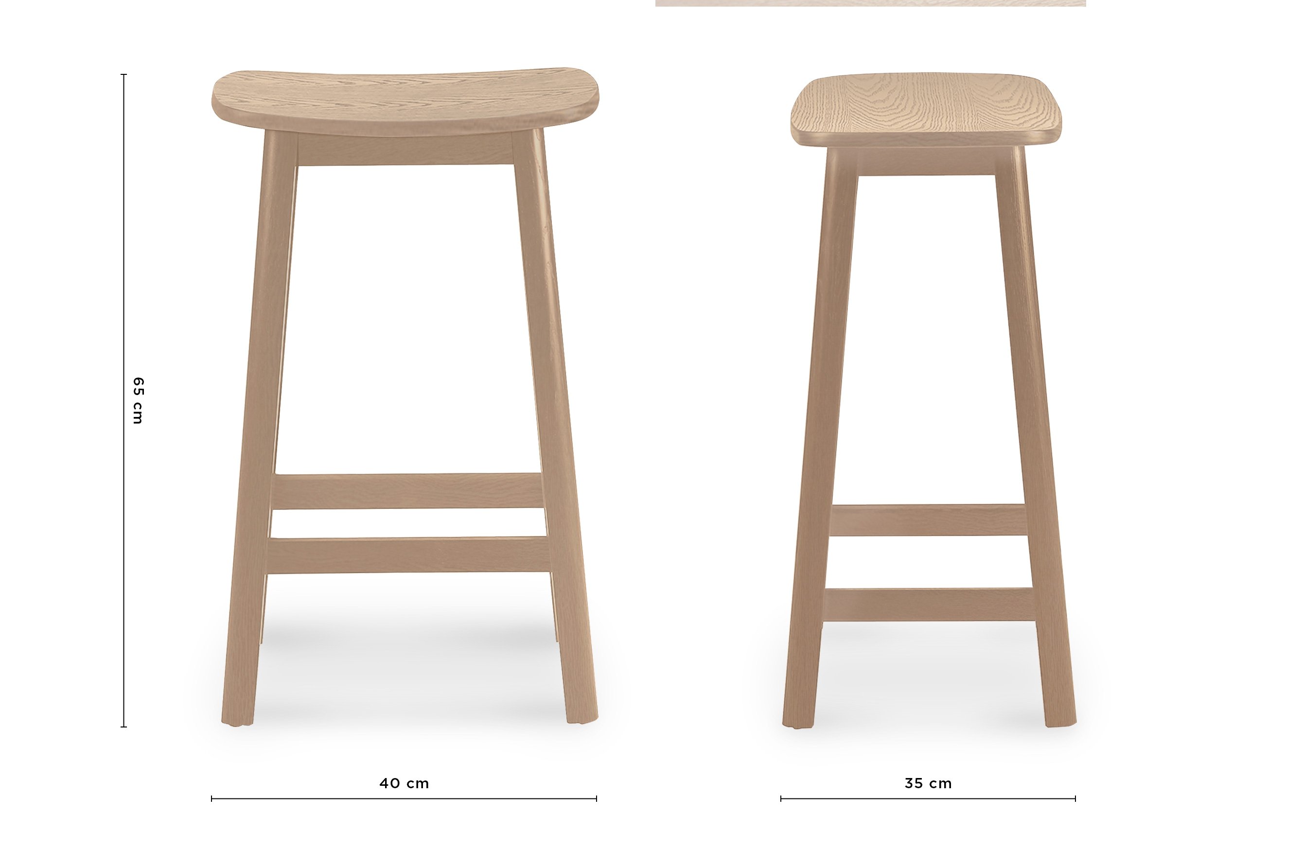 Sonar Barstool 65cm – Natural 4
