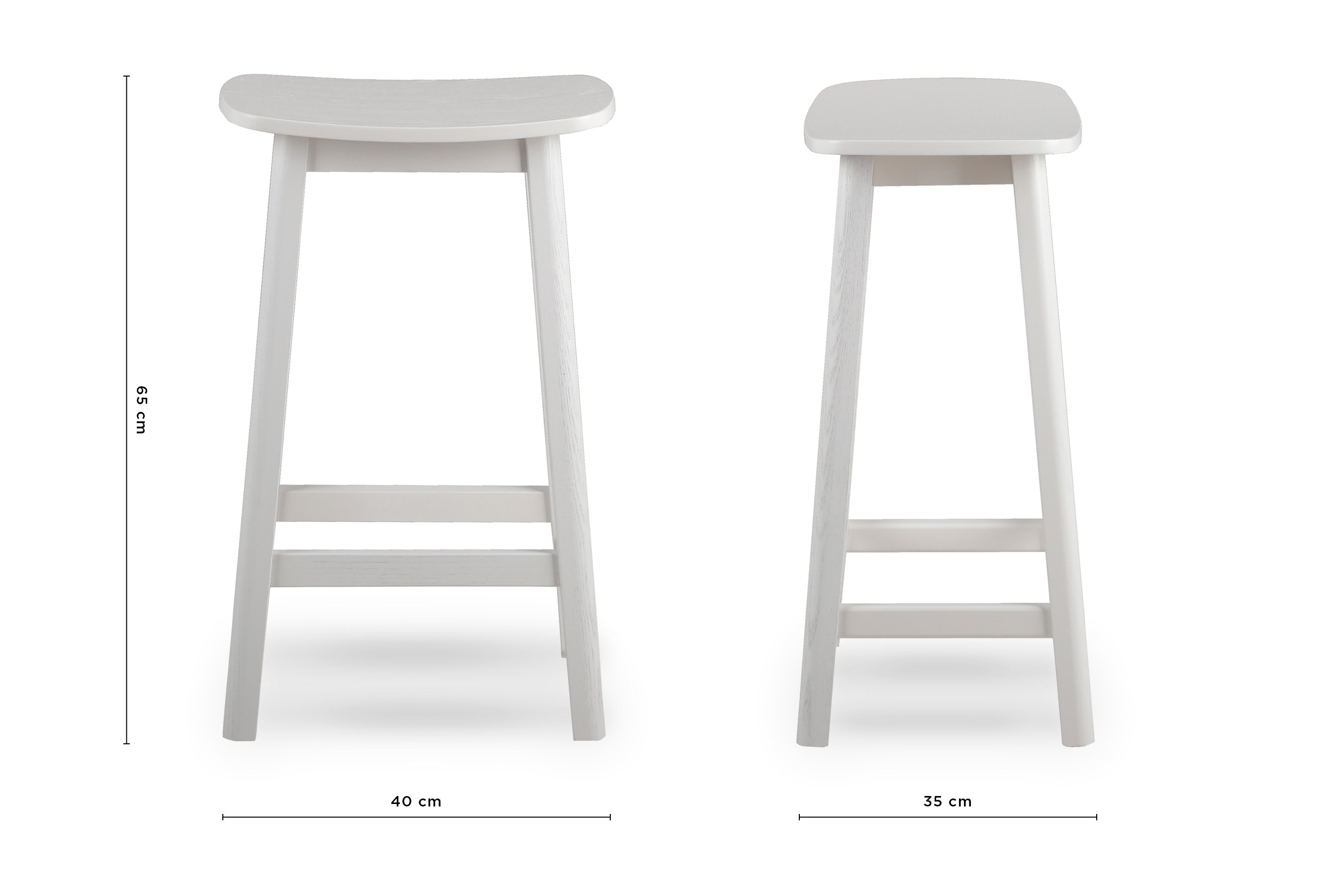 Sonar Barstool 65cm – White 5