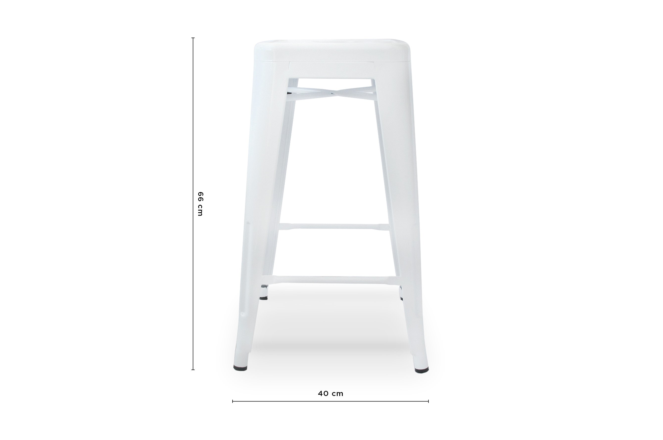 Amelie Stool 66cm – White 4