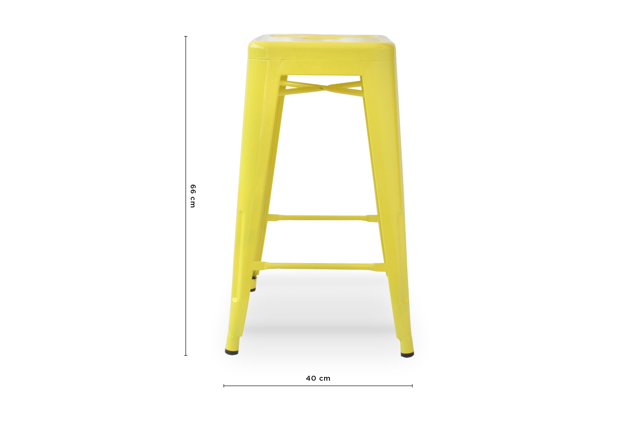 Amelie Stool 66cm – Yellow 4