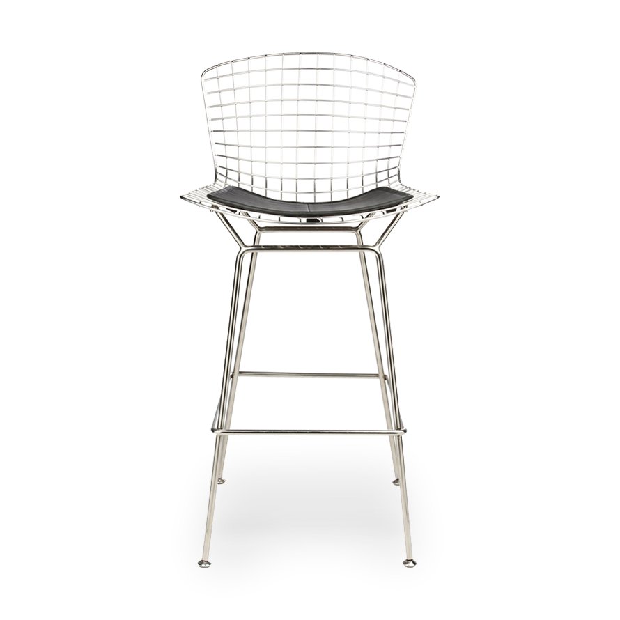 Replica Harry Bertoia Barstool 76 cm – Black Seat 8