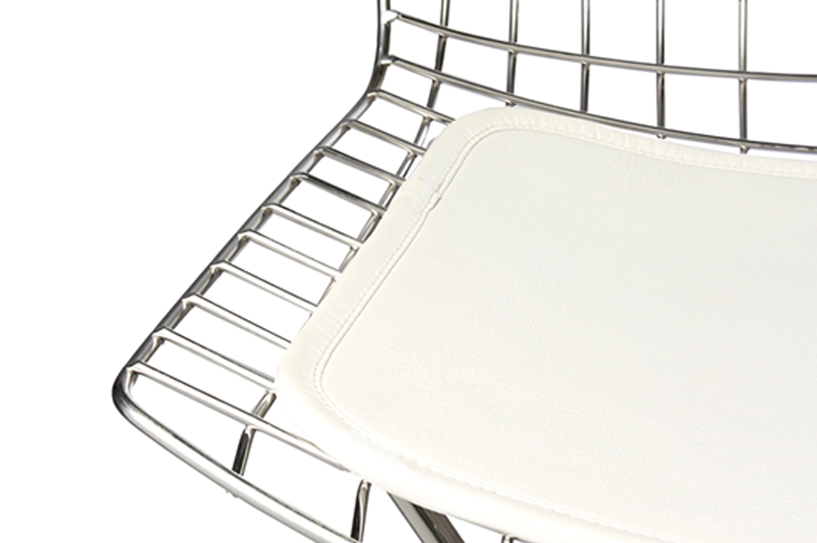 Replica Harry Bertoia Barstool 76 cm – White Seat 3