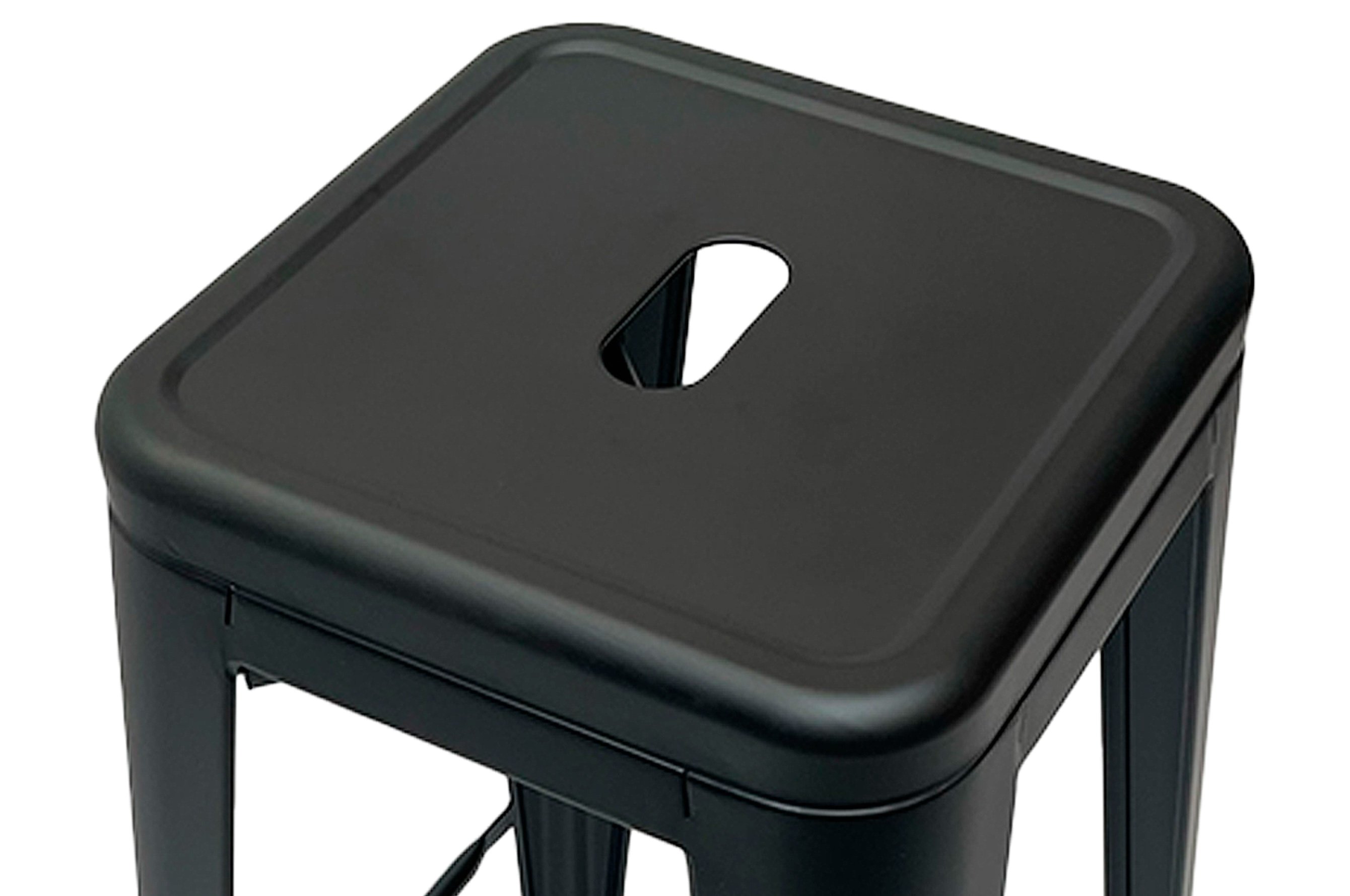 Amelie Stool 75cm – Matt Black 3