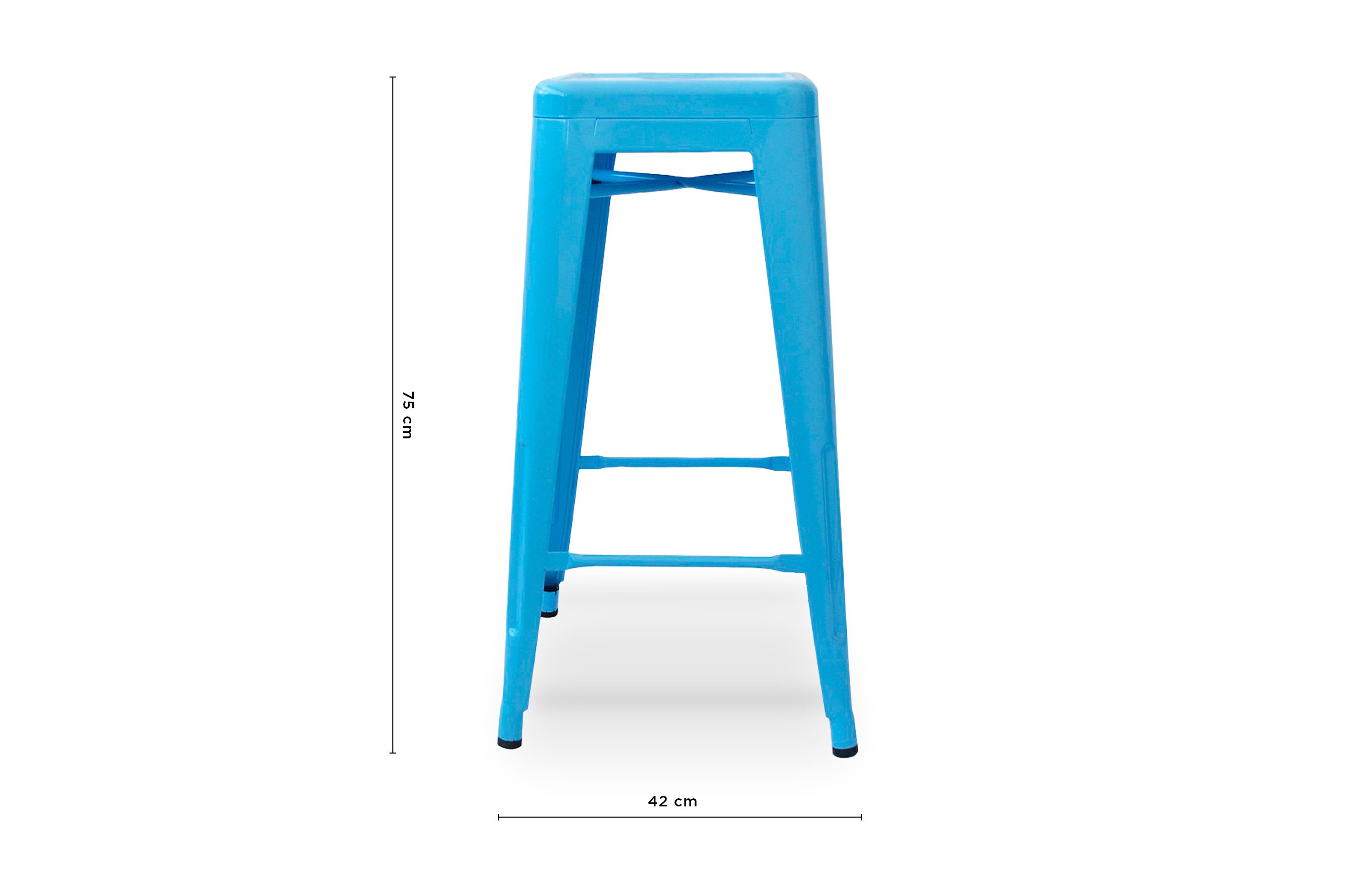 Amelie Stool 75cm – Light Blue 4