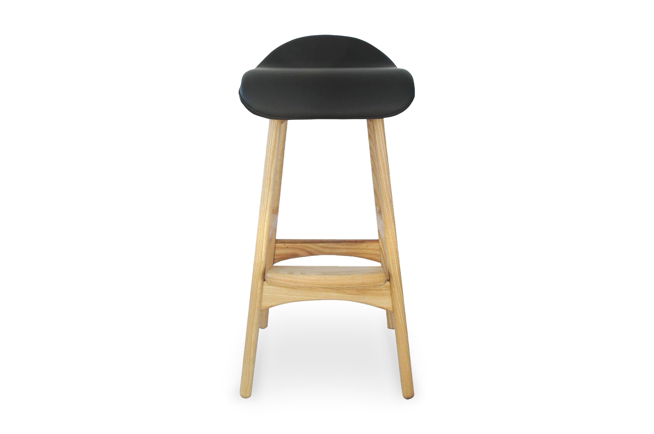 Replica Erik Buch Barstool – Ash / Black 65 cm 1