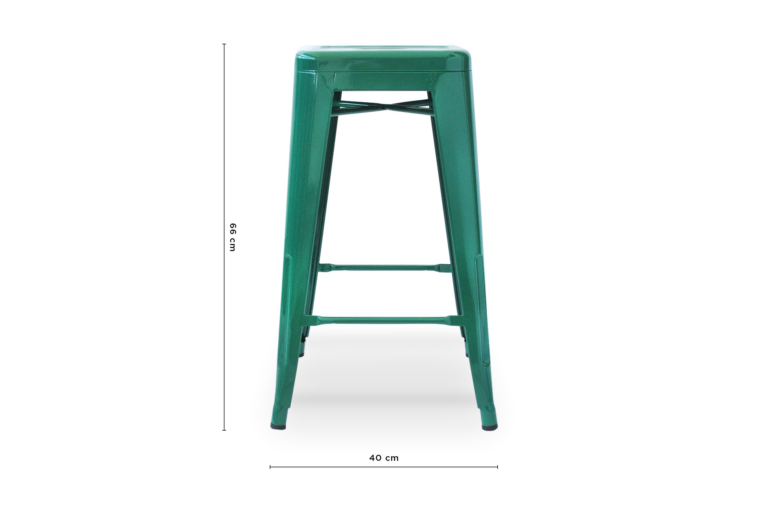 Amelie Stool 66cm – Sea Green 4
