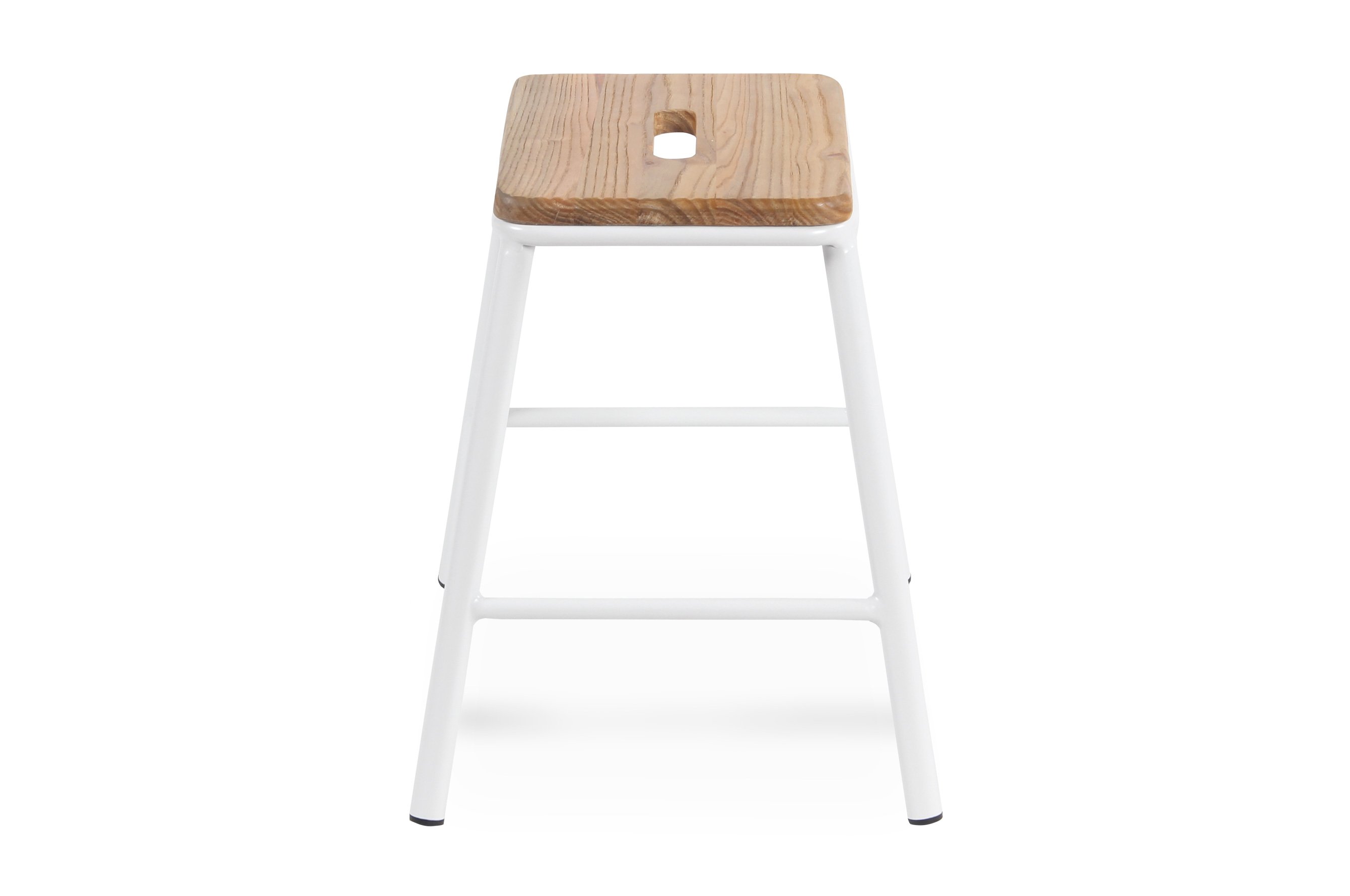 York Stool 46cm – Matt White 4