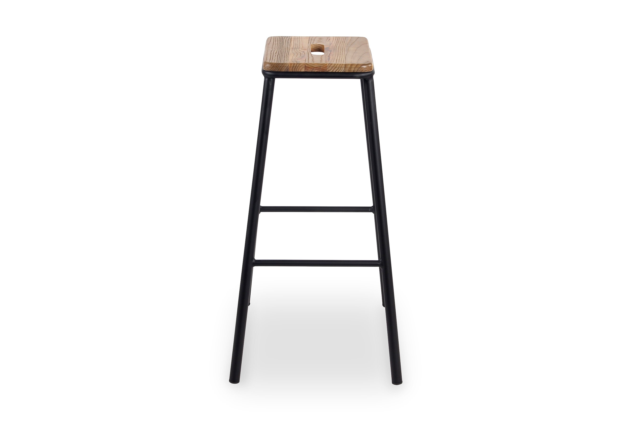 York Barstool 76cm – Matt Black 2