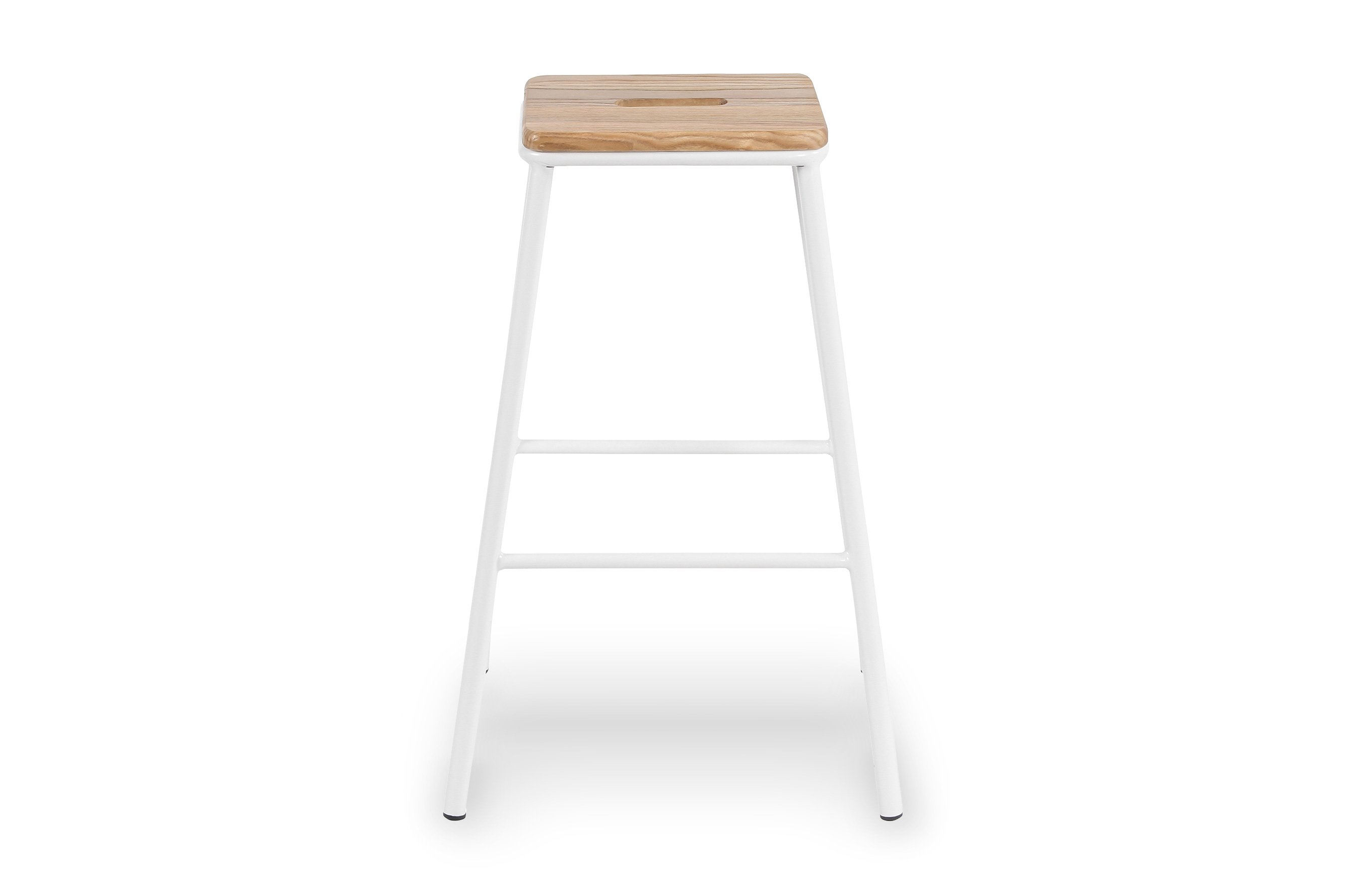 York Barstool 76cm – Matt White 1