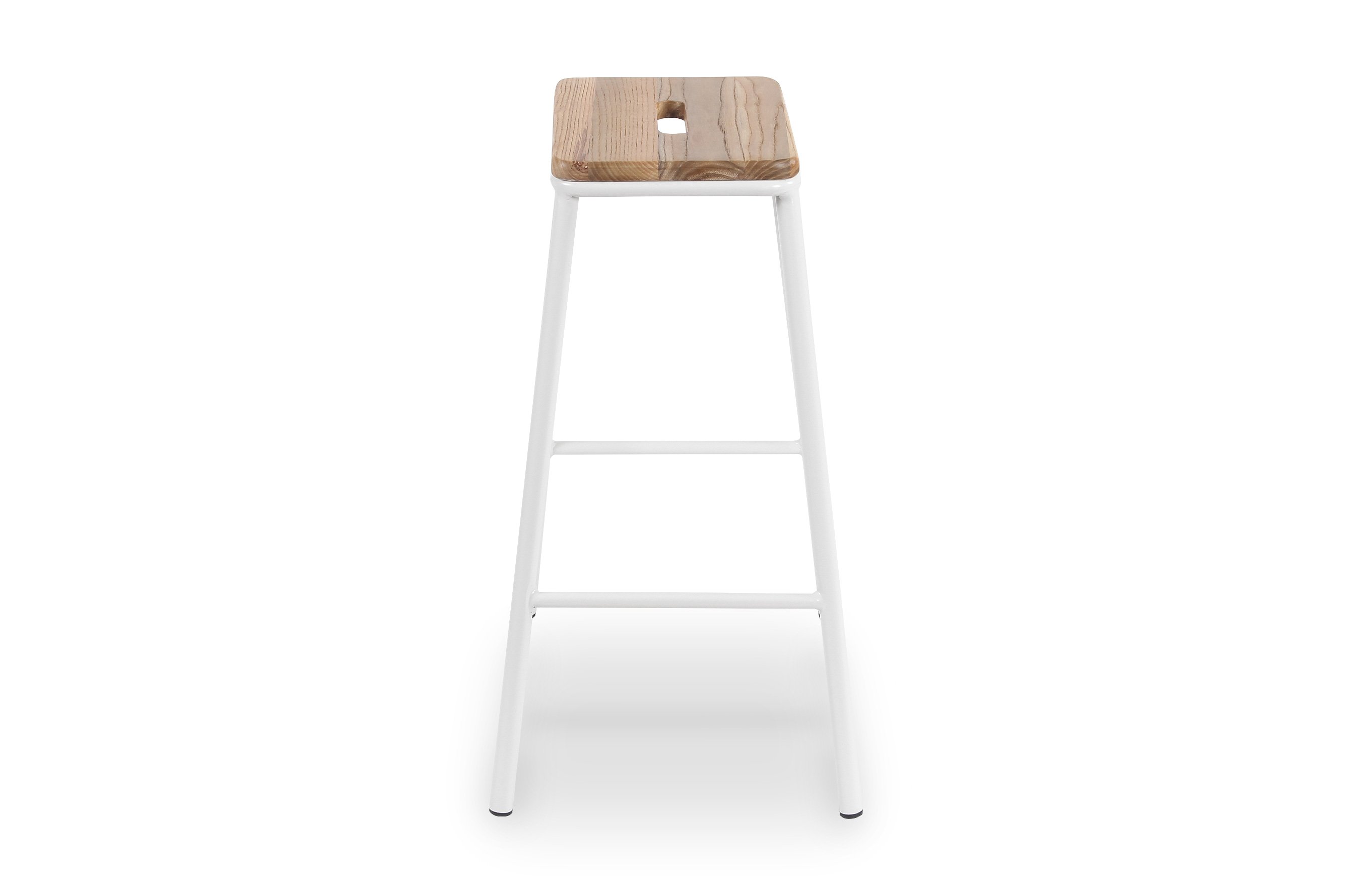 York Barstool 76cm – Matt White 4