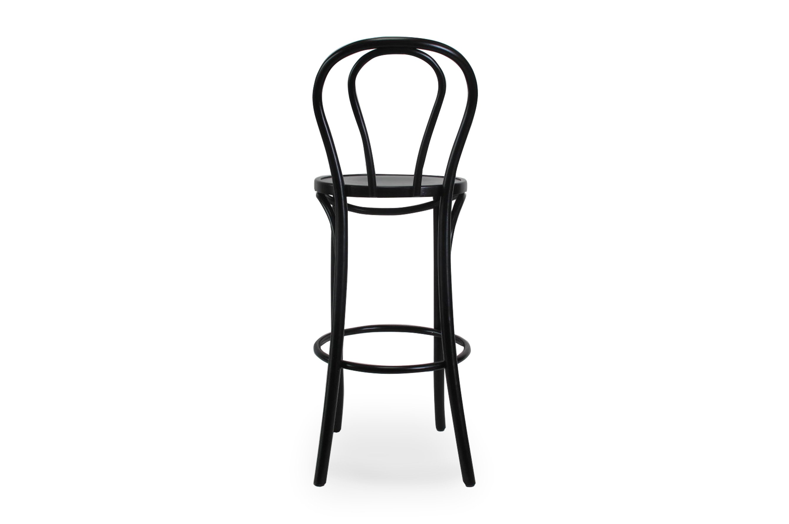 Vienna Bentwood Barstool 75cm – Black 4