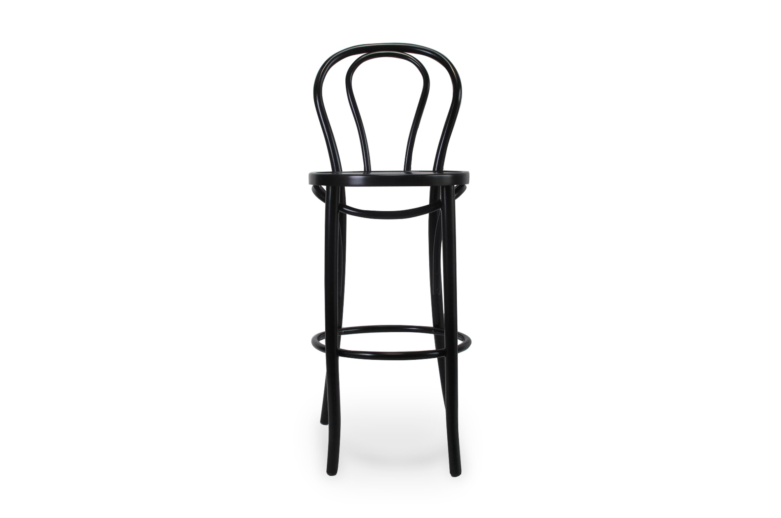 Vienna Bentwood Barstool 75cm – Black 1