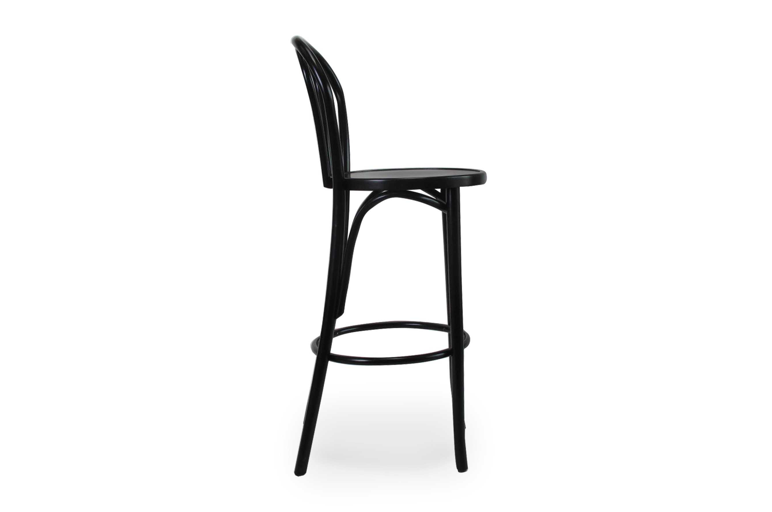 Vienna Bentwood Barstool 75cm – Black 3