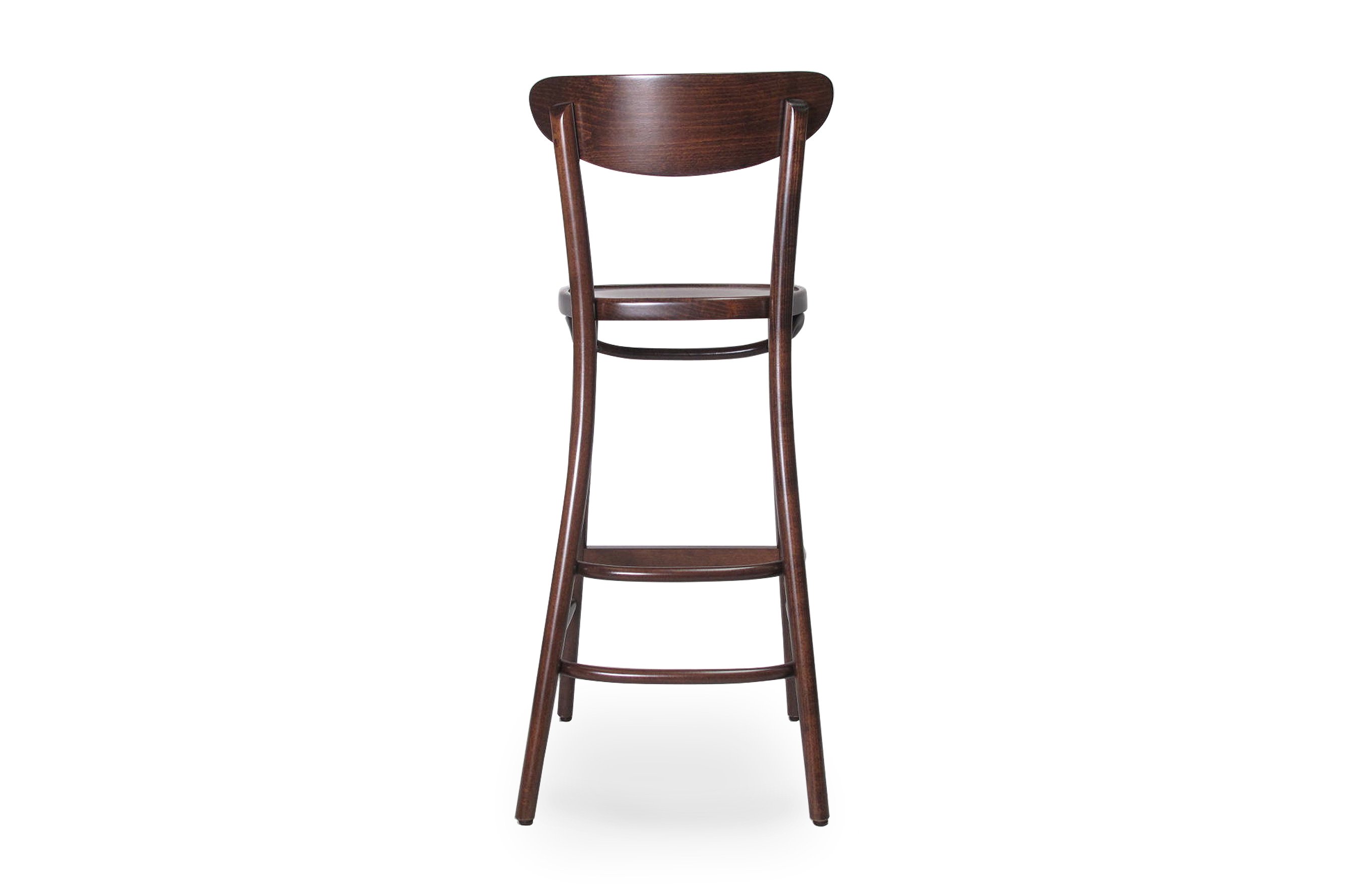 Graz Bentwood Barstool 75cm – Walnut 4