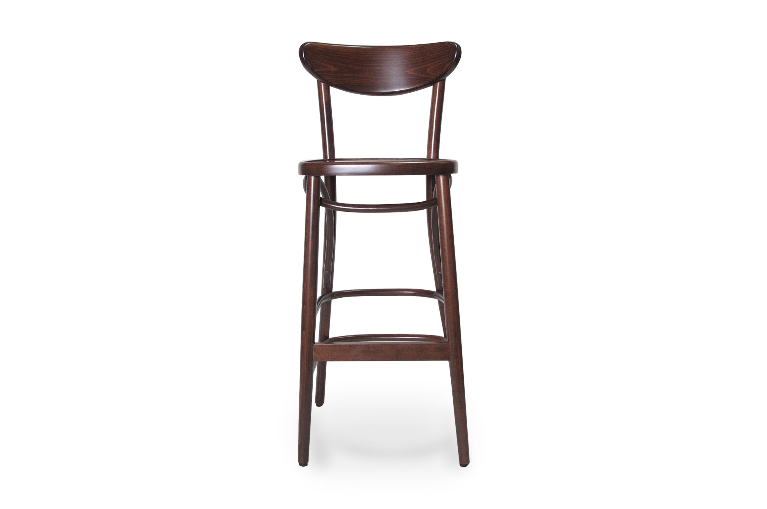 Graz Bentwood Barstool 75cm – Walnut 1