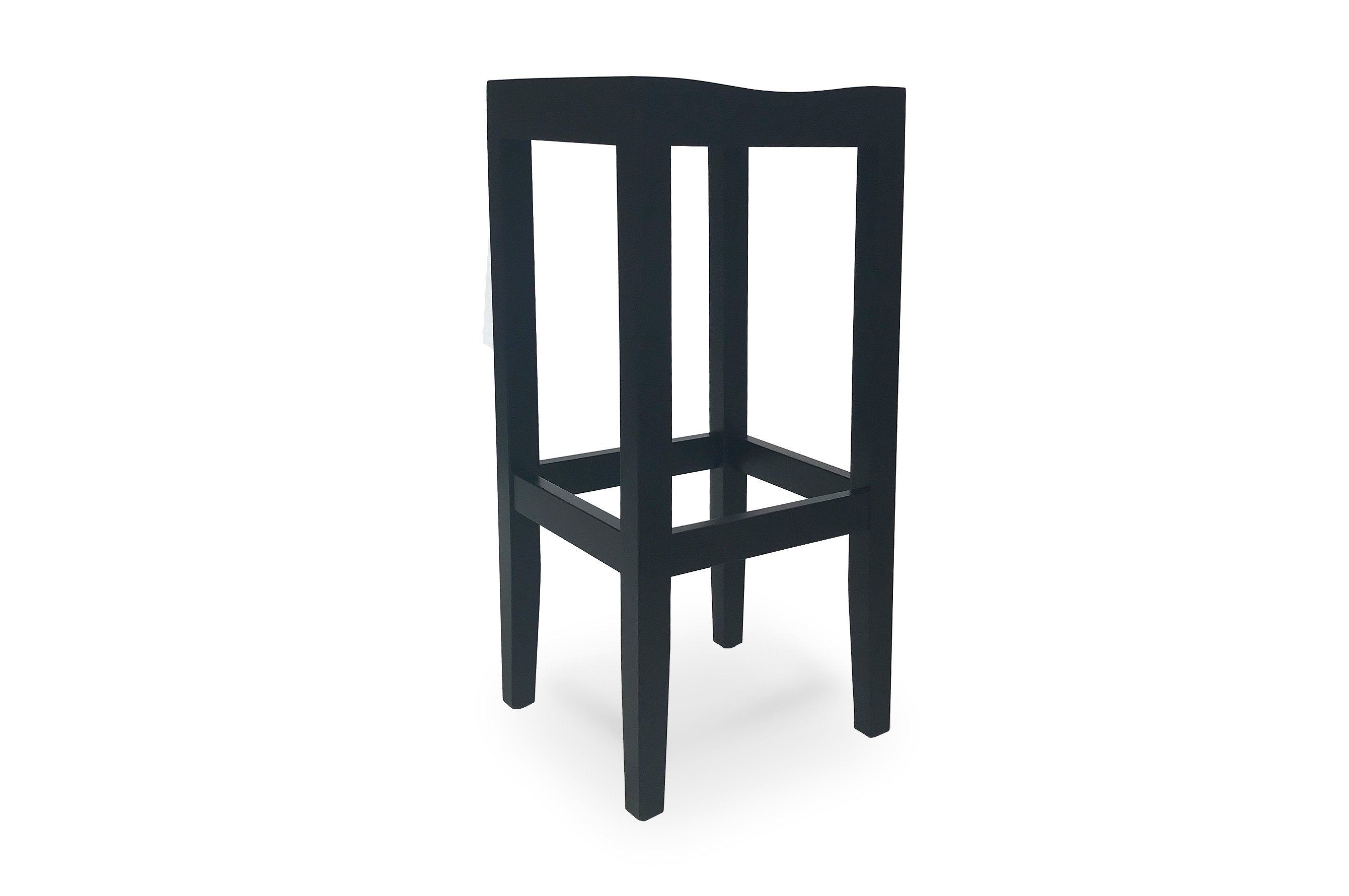 Lodz Bentwood Barstool 75cm – Black 2
