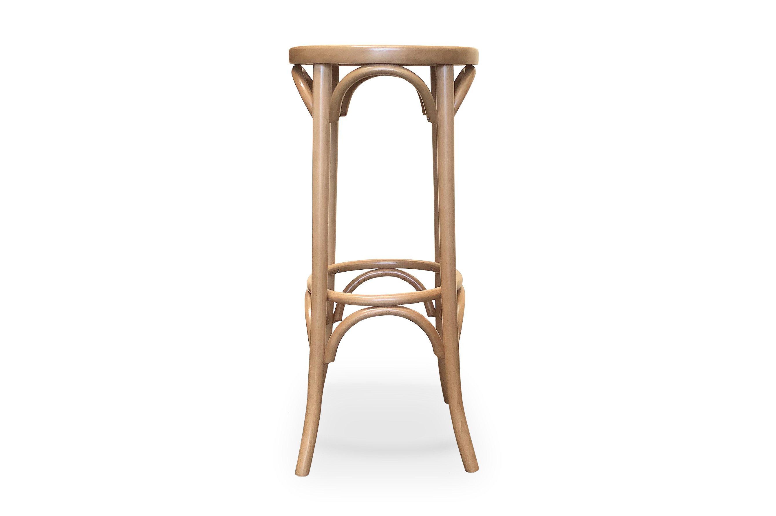 St Anton Bentwood Barstool 80cm – Natural 1