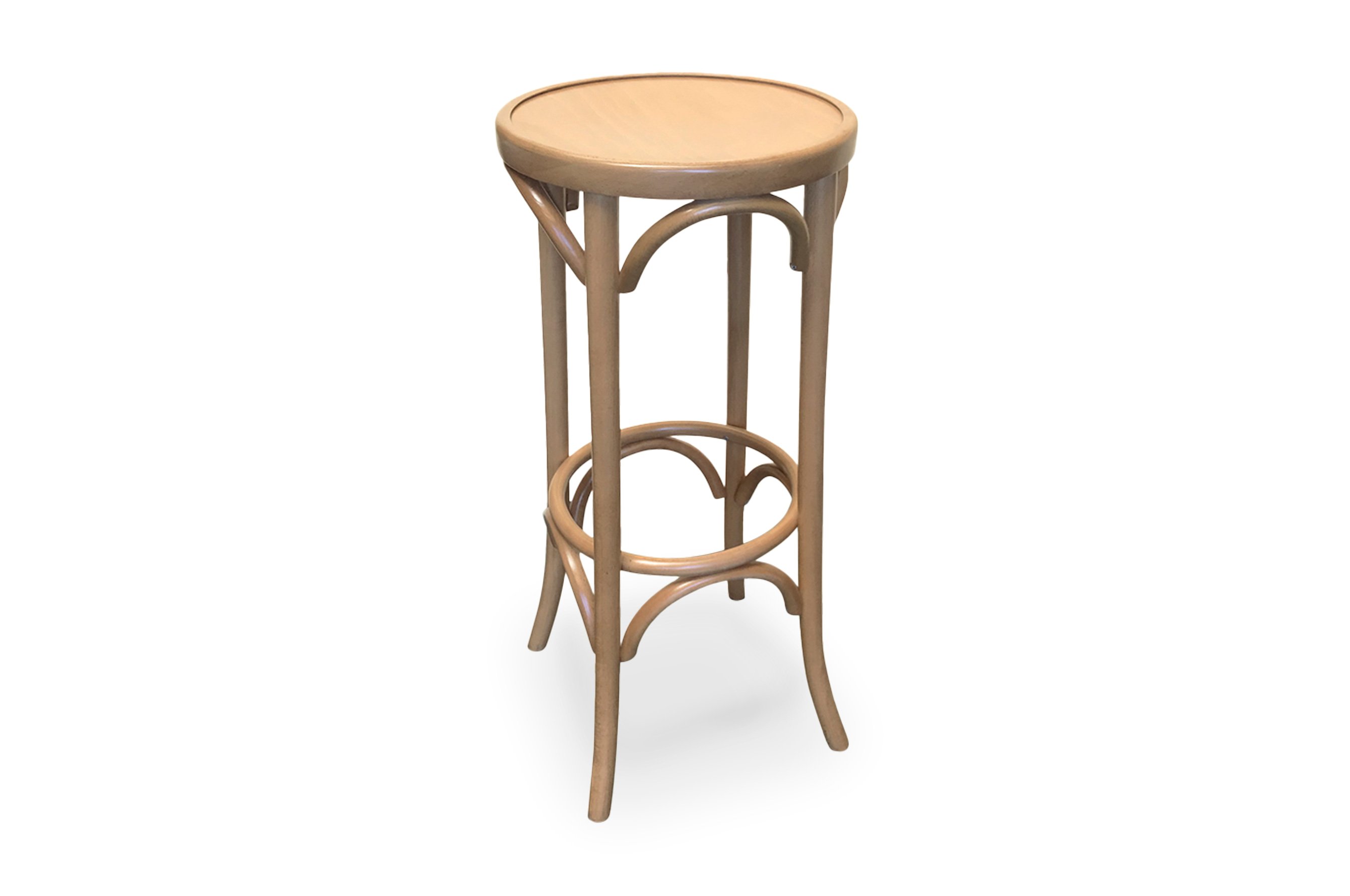 St Anton Bentwood Barstool 80cm – Natural 2