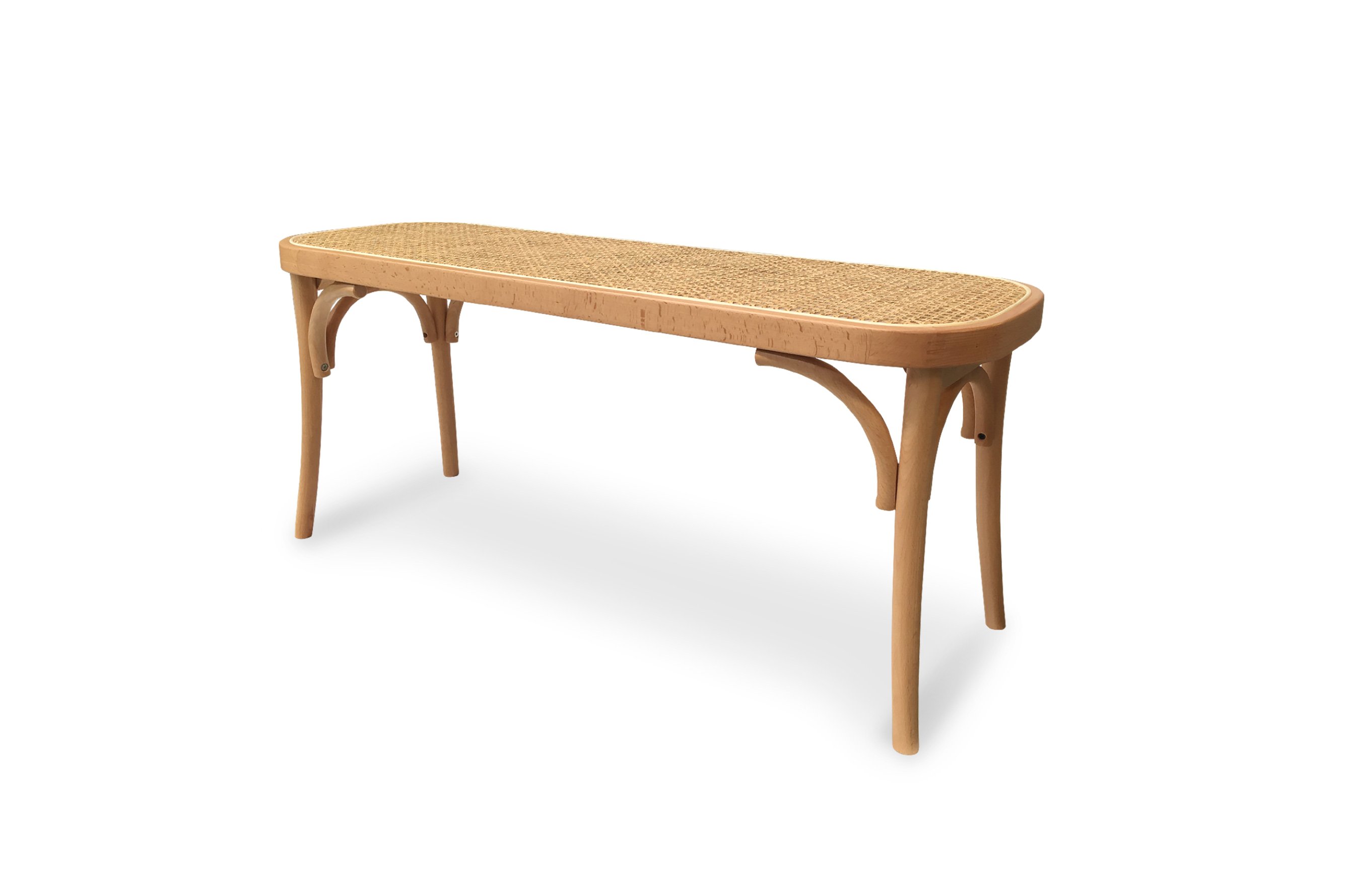 Frida Bench – Natural/Rattan 1