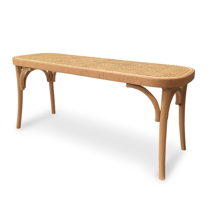 Frida Bench – Natural/Rattan 0