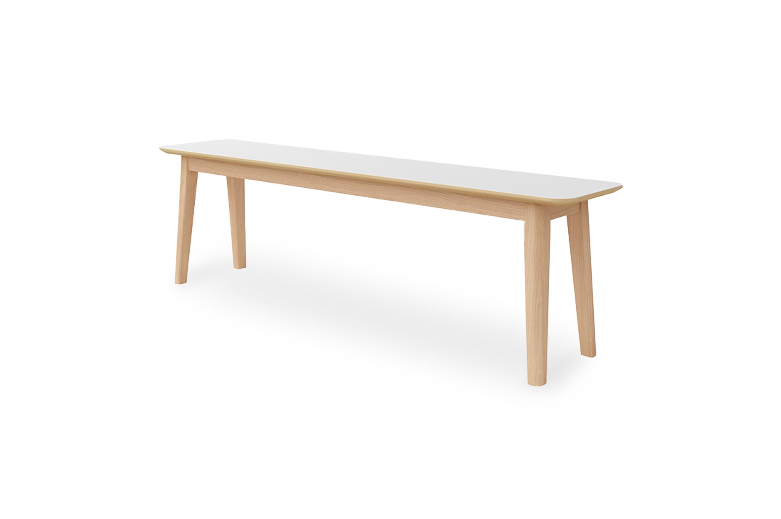 Leonardo Bench 150cm – White 1