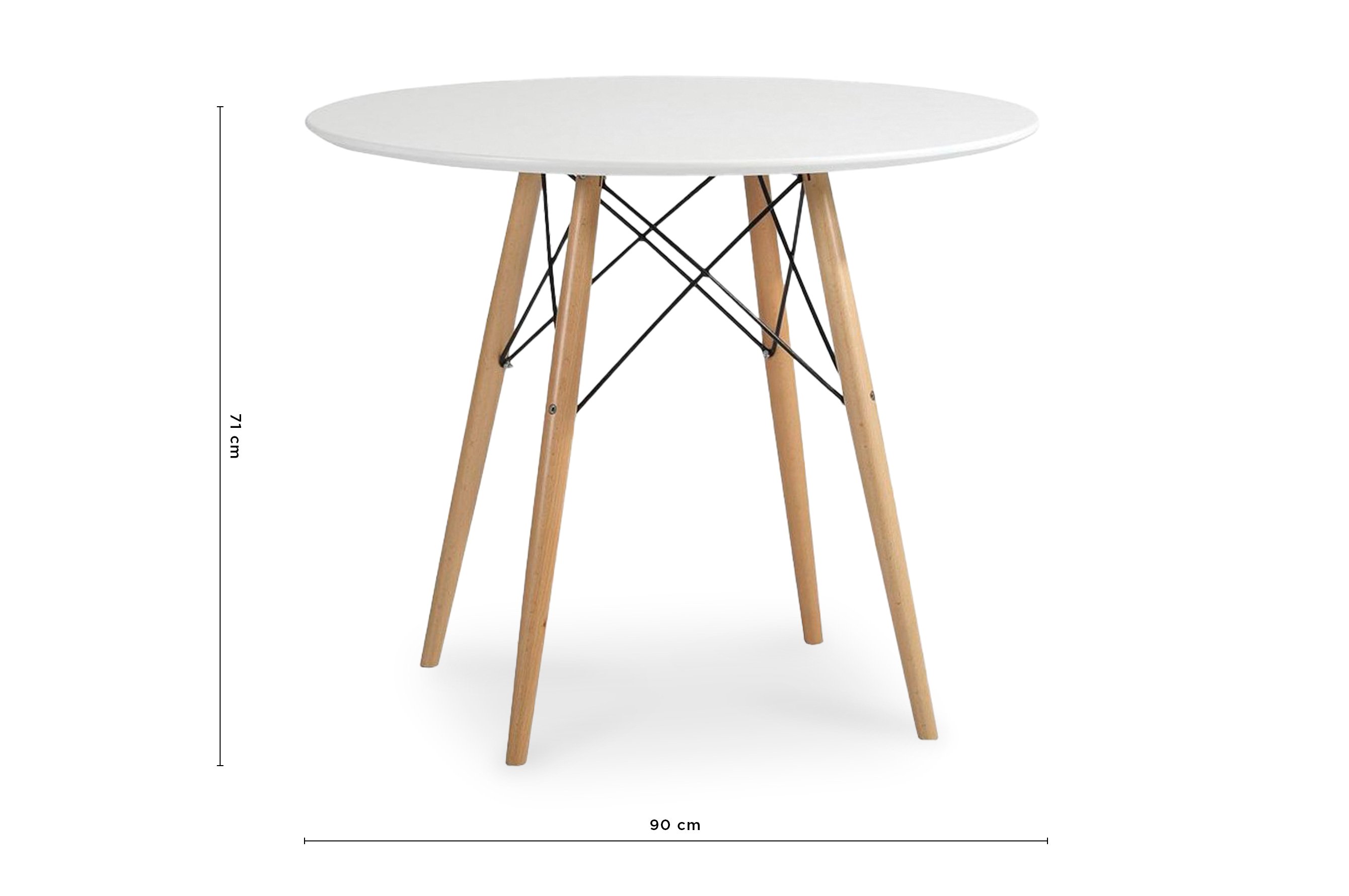 Eiffel Dining Table – 90 cm 2