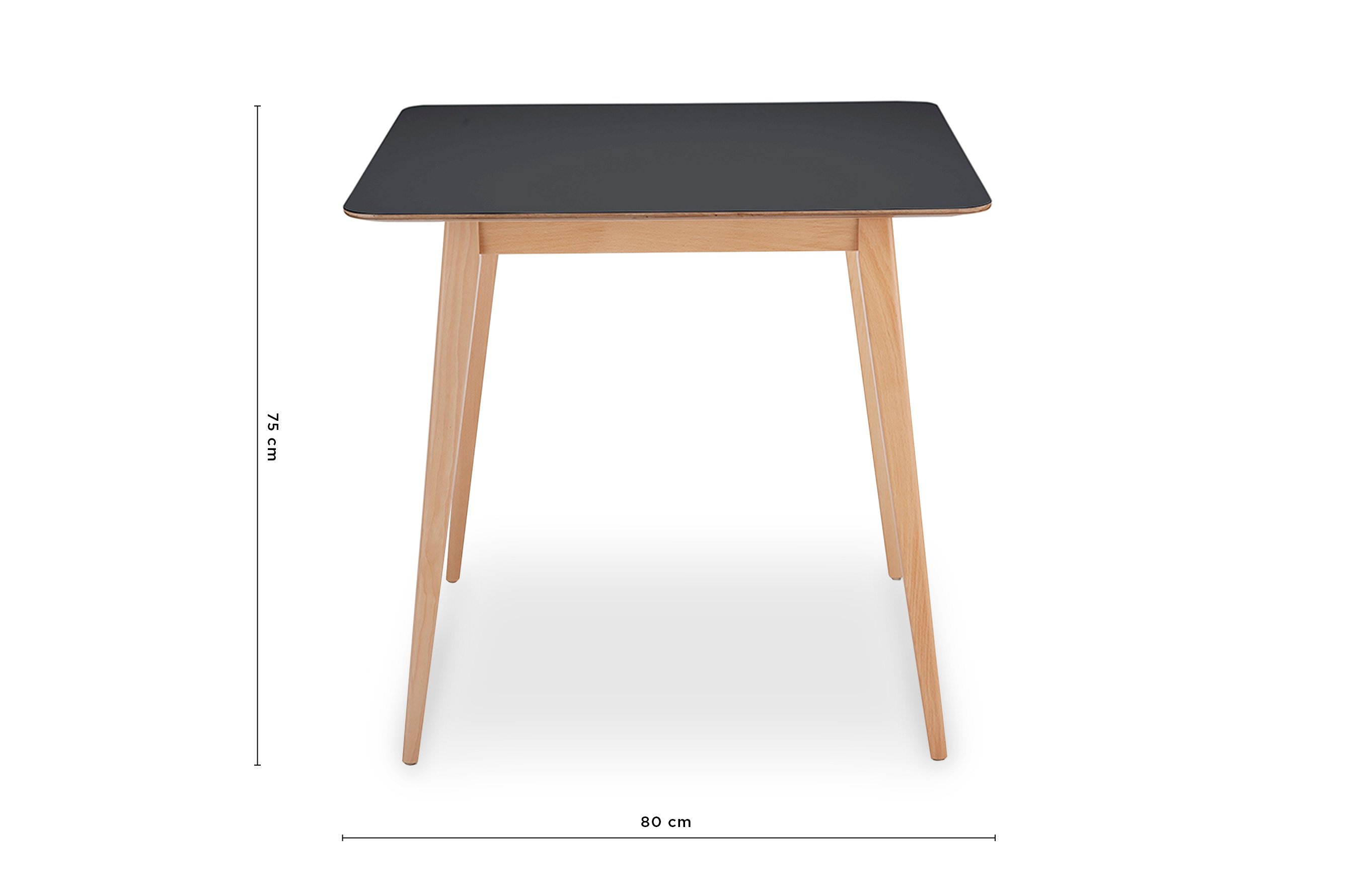 Leonardo Table 80 cm – Black 3
