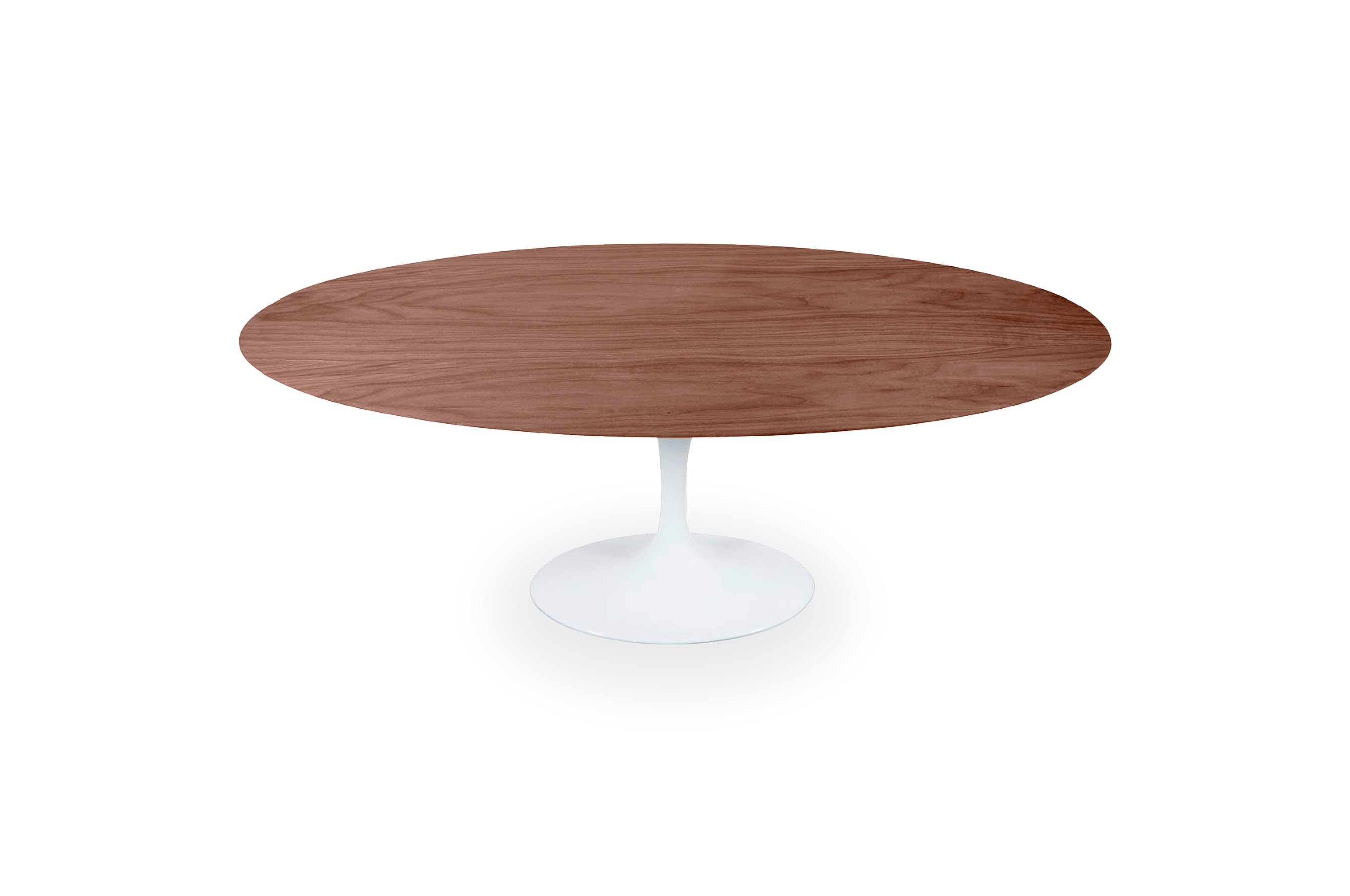 Replica Eero Saarinen Oval Tulip Dining Table – Walnut 1